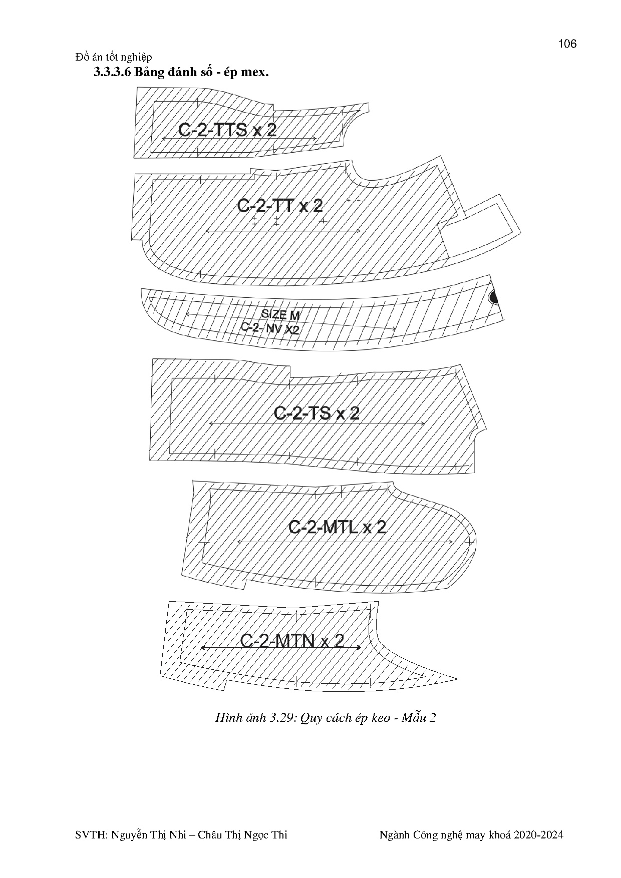 Đồ án tốt nghiệp - Thiết kế trang phục vest dự tiệc cho nam từ 25 - 35 tuổi lấy ý TTPCVHGGĐĐTN 1 - Trang 124
