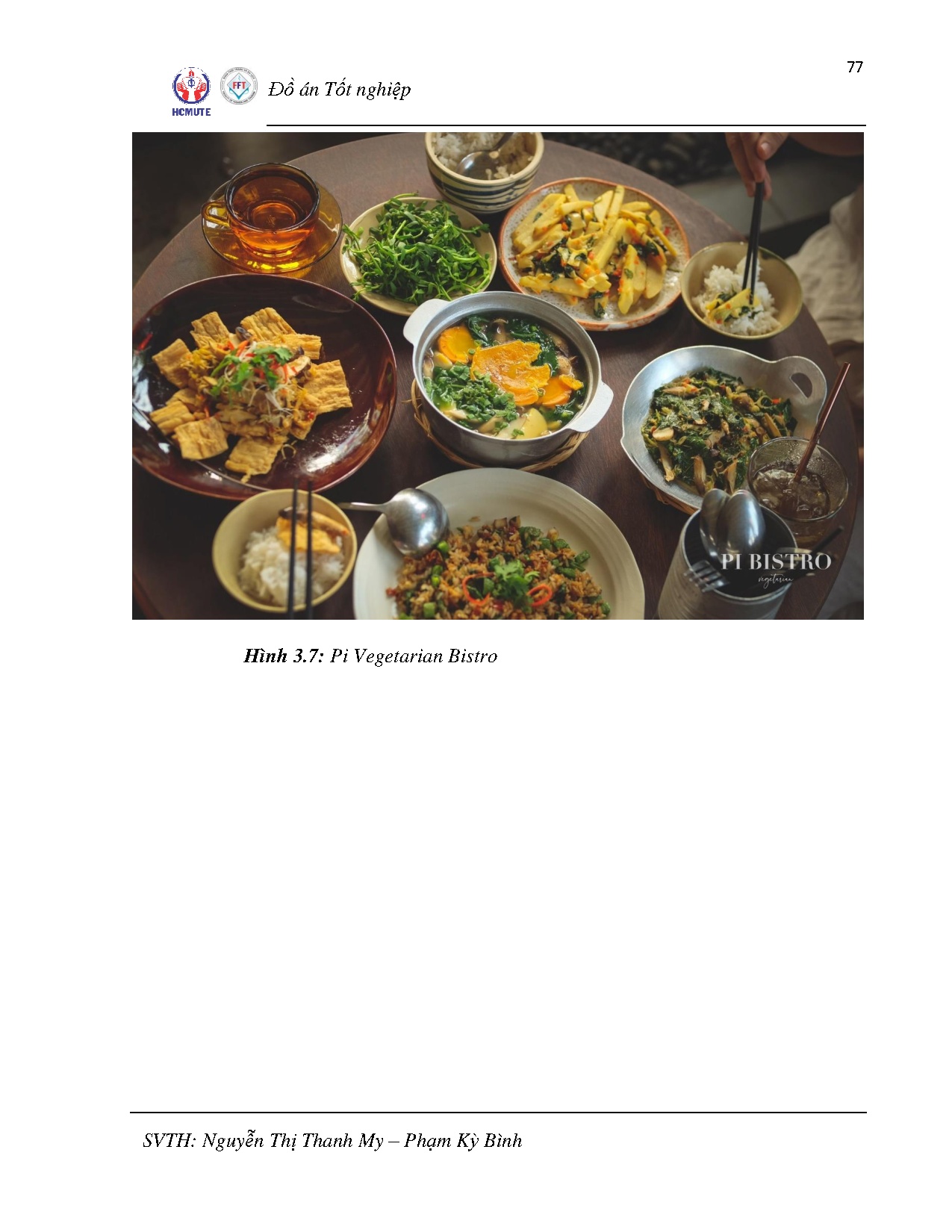 Đồ án tốt nghiệp - Thực trạng và giải pháp phát triển ẩm thực chay trong các khách sạn, nhà HTTPHCM - Trang 98