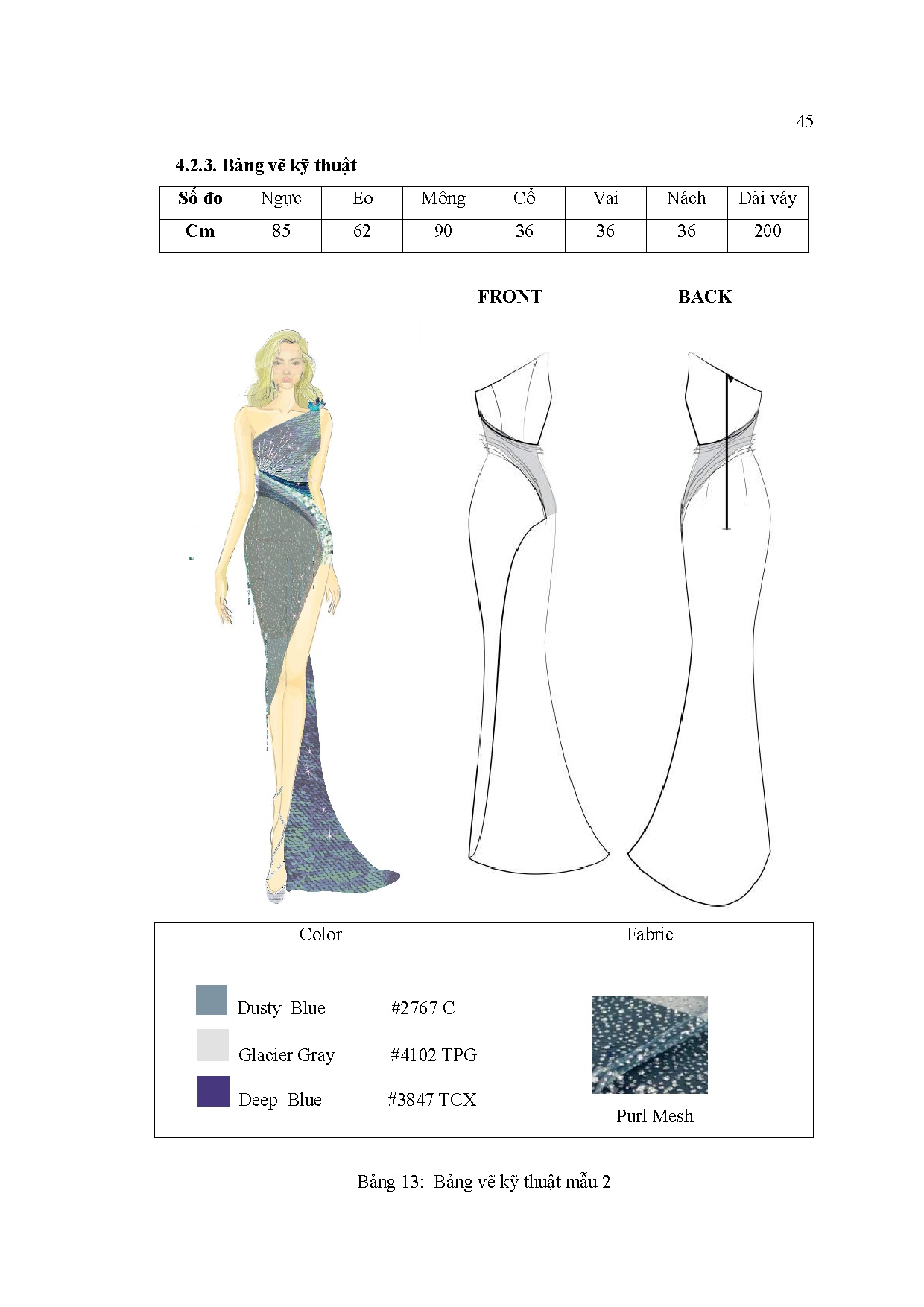 Đồ án tốt nghiệp - Thiết kế trang phục dạ hội cho nữ từ 25 đến 30 tuổi mang phong cách GLCHTĐTA - Trang 56