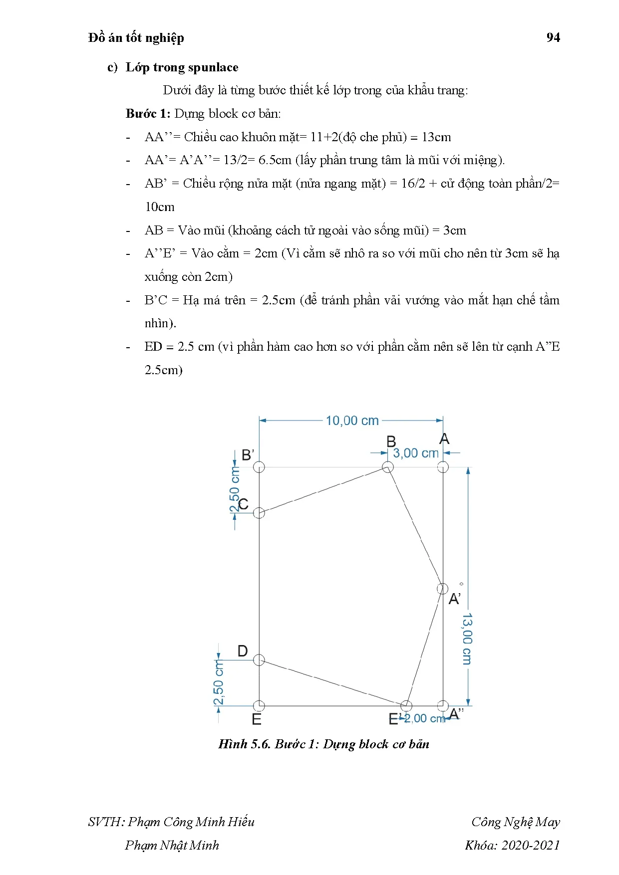 Đồ án tốt nghiệp - Nghiên cứu tính chất cơ lý của vải không dệt sử dụng trong sản xuất khẩu T y T - Trang 116