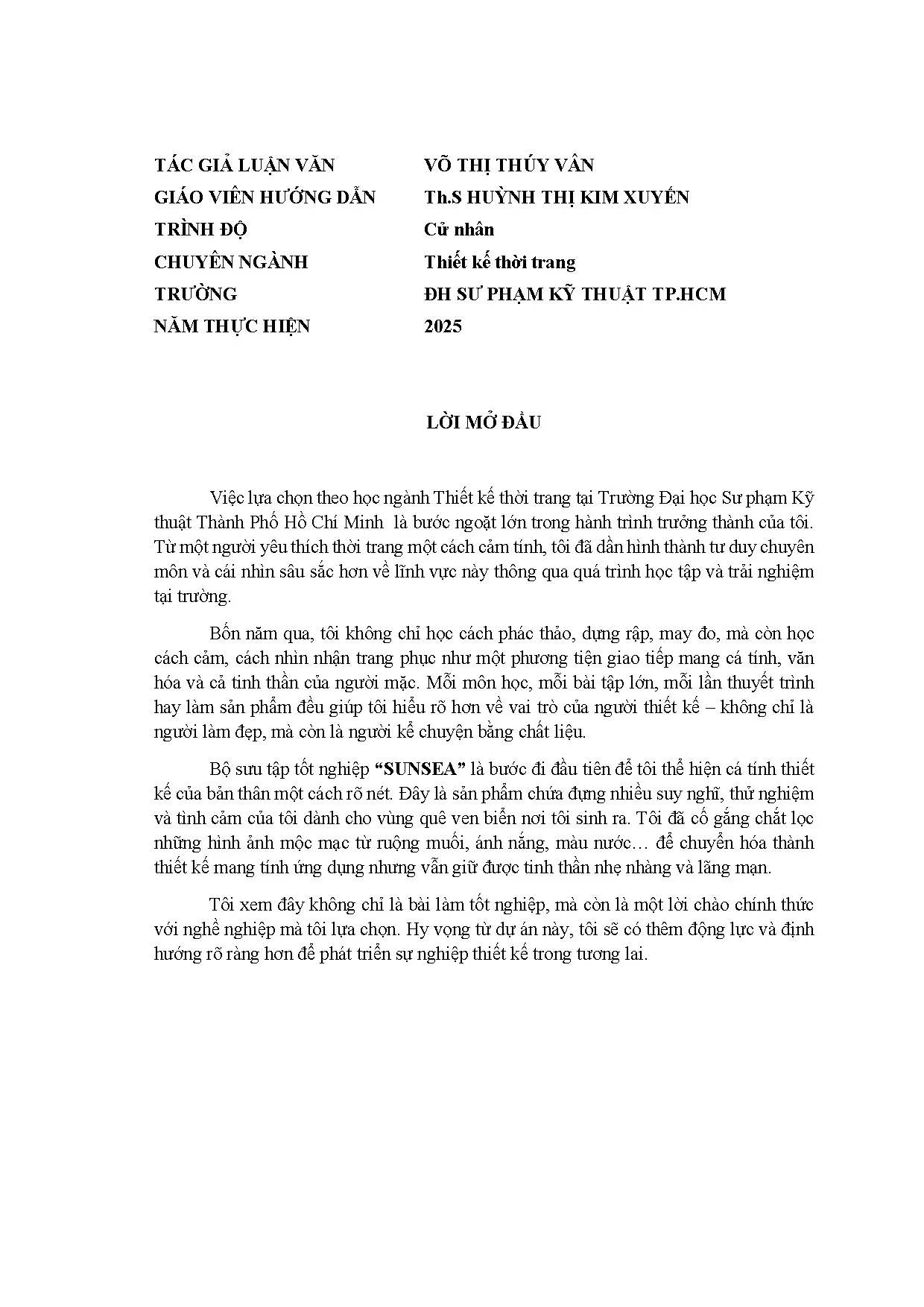 Đồ án tốt nghiệp - Thiết kế trang phục dạ hội dành cho nữ từ 25-30 tuổi lấy cảm hứng từ cánh ĐMMPCR - Trang 3