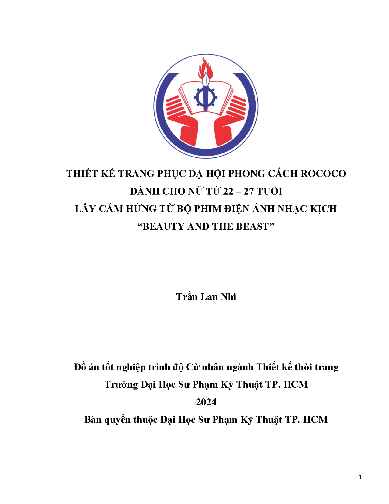 Đồ án tốt nghiệp - Thiết kế trang phục dạ hội phong cách Rococo dành cho nữ từ 2 TLCHTBPĐẢNK  ATB