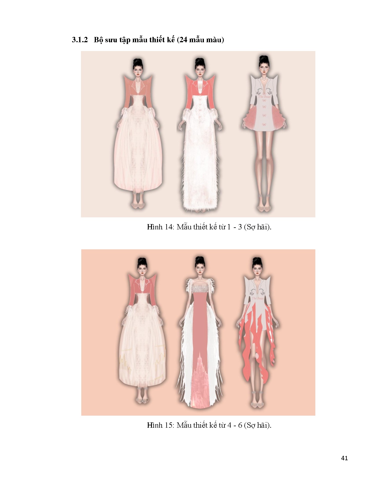 Đồ án tốt nghiệp - Thiết kế trang phục dạ hội phong cách Rococo dành cho nữ từ 2 TLCHTBPĐẢNK  ATB - Trang 41