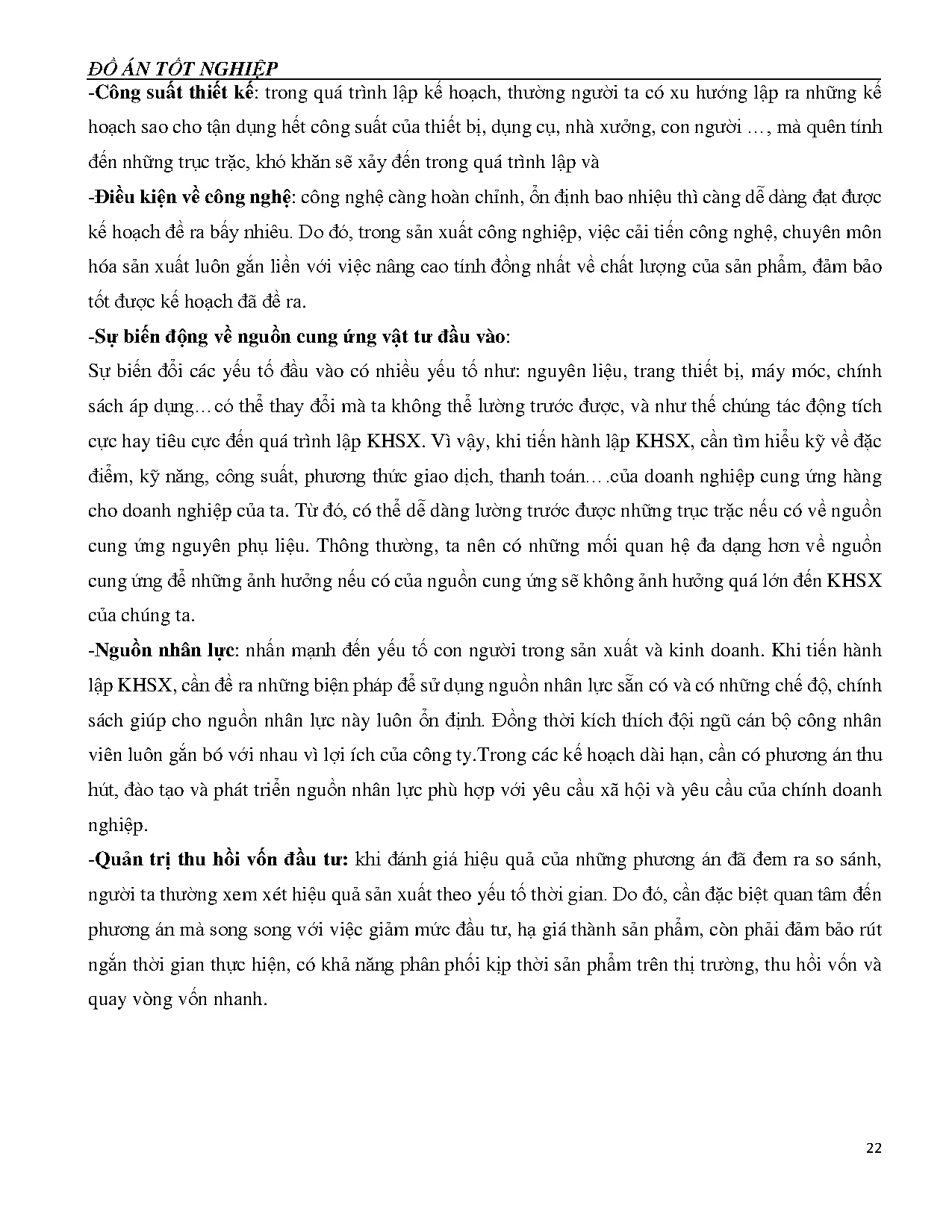 Đồ án tốt nghiệp - Triển khai công tác lập kế hoạch sản xuất tại công ty TNHH Evolution Enterprises - Trang 23