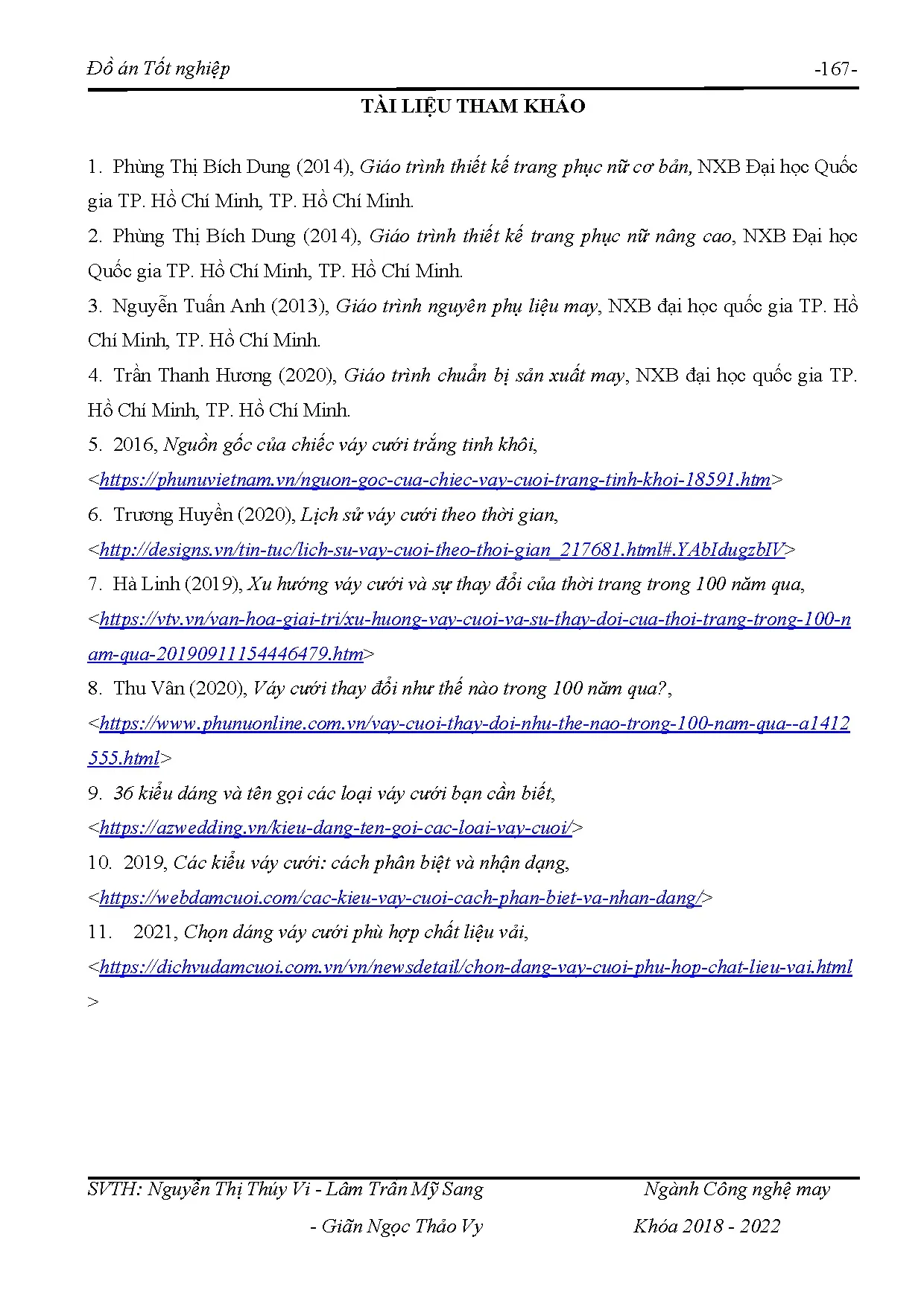 Đồ án tốt nghiệp - Thiết kế váy cưới theo phong cách Minimalist cho nữ độ tuổi từ 2 Đ 3 ĐÁTNKCLCNCNM - Trang 191
