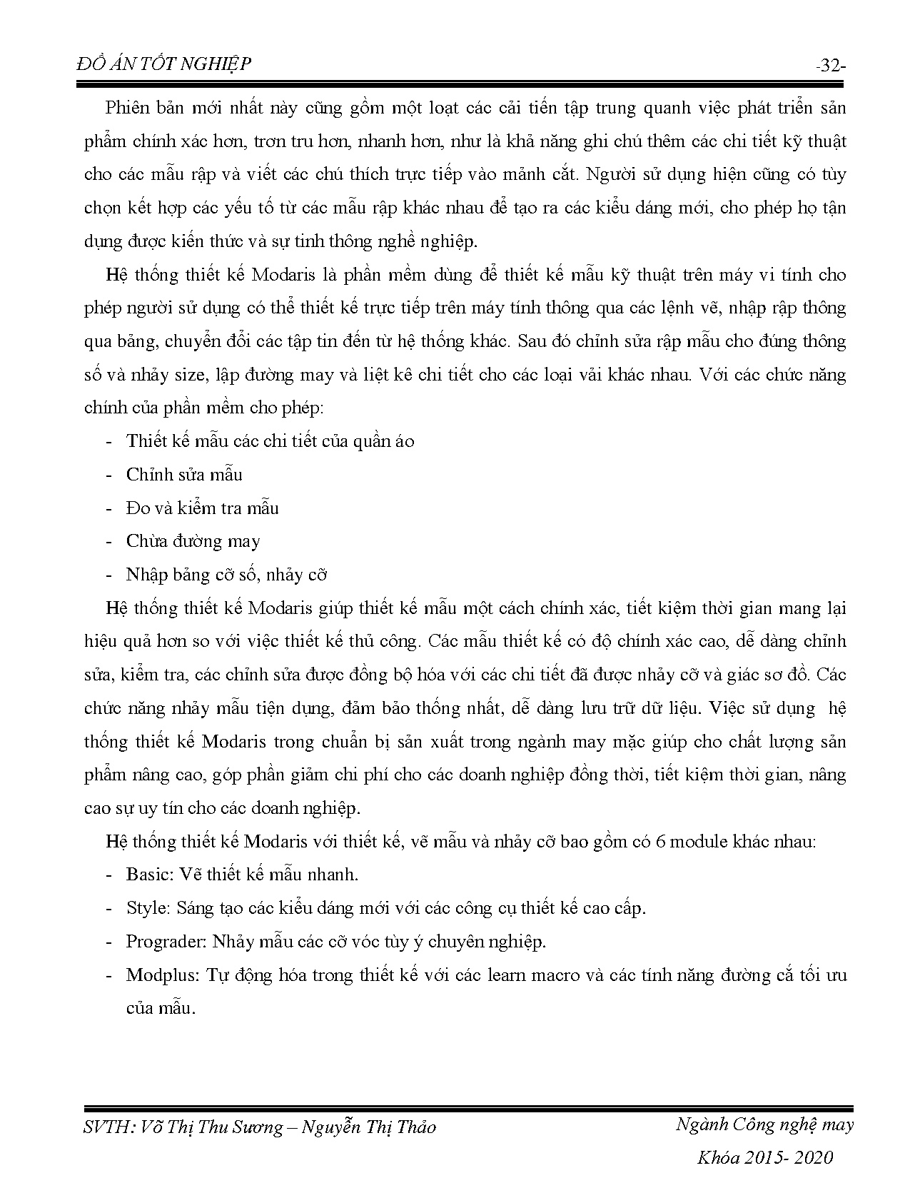 Đồ án tốt nghiệp - Xây dựng tài liệu giảng dạy phần mềm Lectra theo hướng dẫn tích cực hóa người học - Trang 56