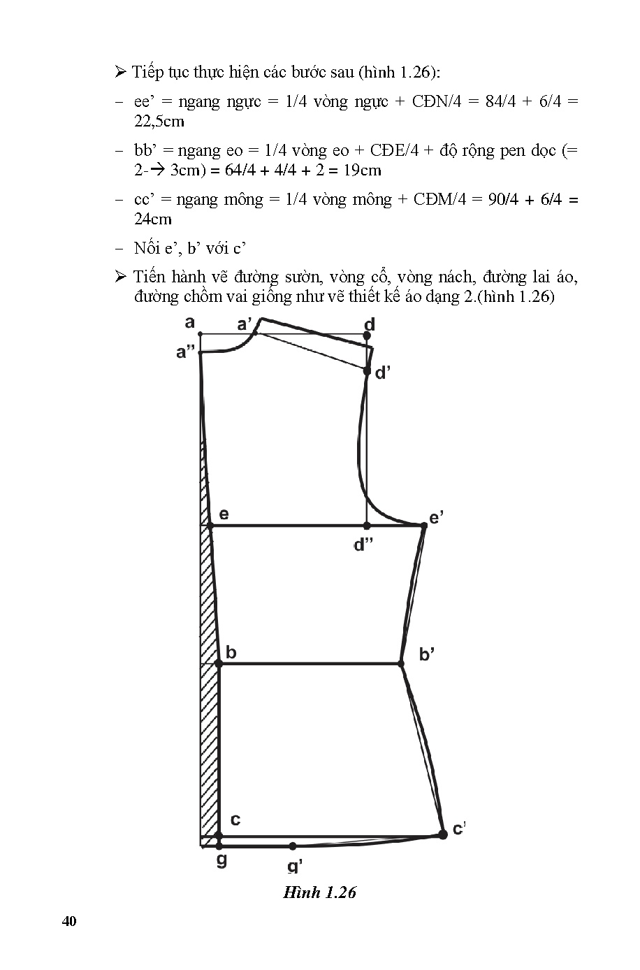 Giáo trình thiết kế trang phục nữ cơ bản (HCMUTE) - Trang 41