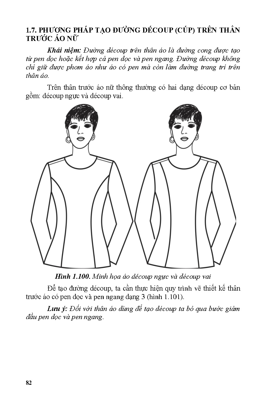 Giáo trình thiết kế trang phục nữ cơ bản (HCMUTE) - Trang 83