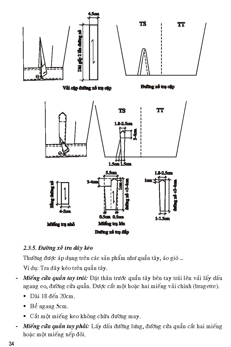 Giáo trình công nghệ may trang phục I (HCMUTE) - Trang 34
