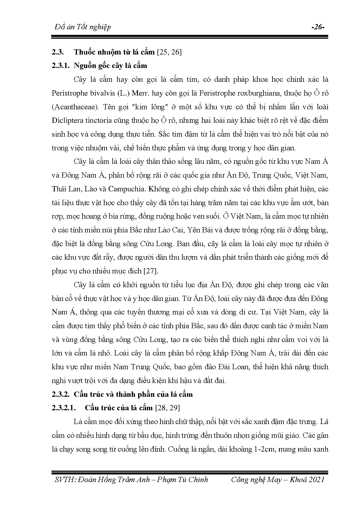 Đồ án tốt nghiệp - Nghiên cứu khả năng nhuộm của vải bông với dịch chiết từ lá cẩm - Trang 52