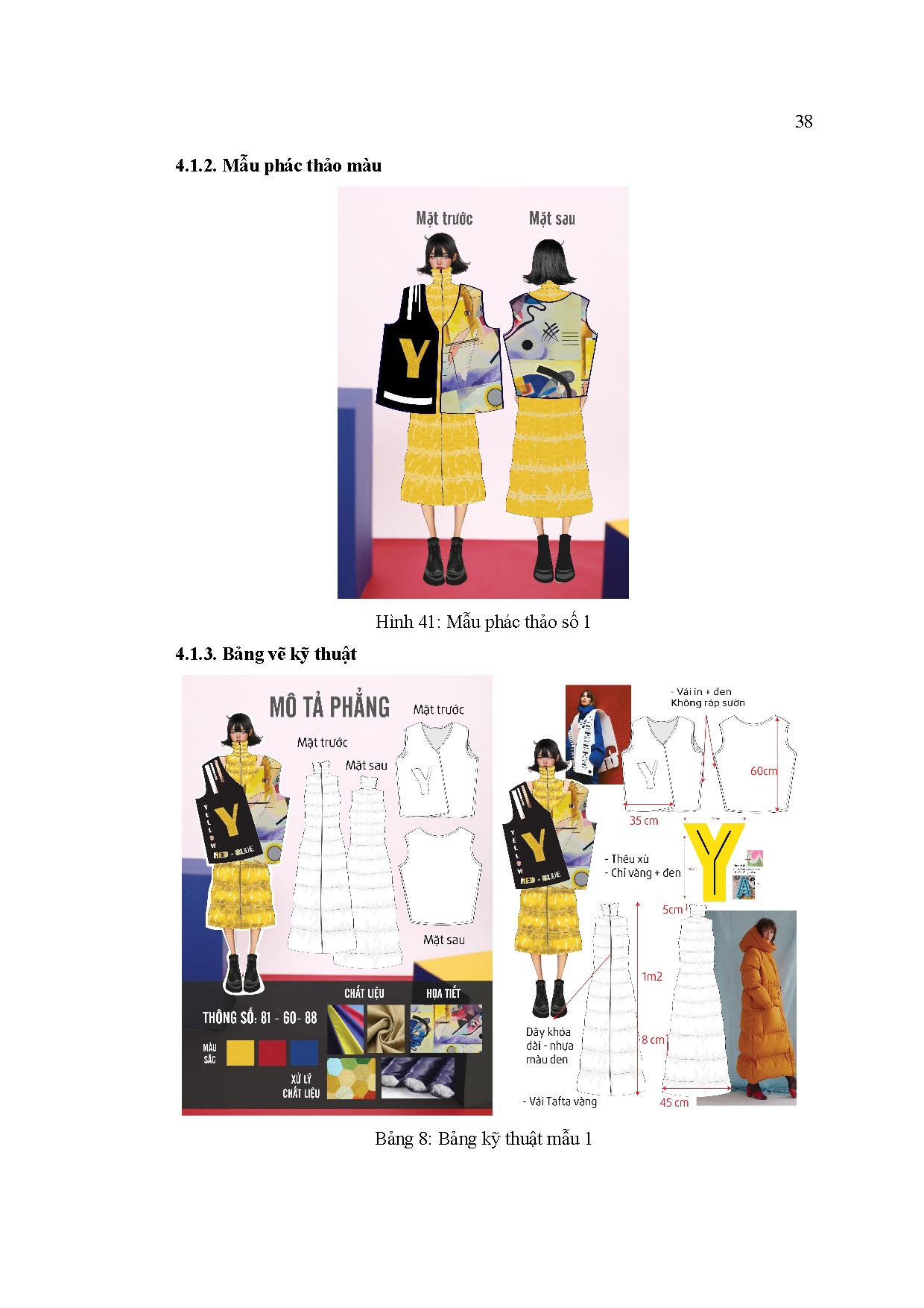 Đồ án tốt nghiệp - Thiết kế trang phục ứng dụng cho nữ độ tuổi từ 2 TPCSSL ý TTNTPHHCWKTGĐTN 1 Đ 1 - Trang 50