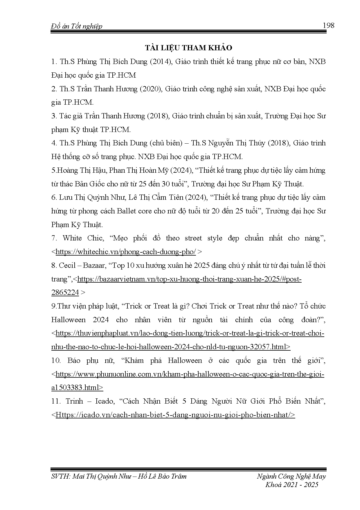 Đồ án tốt nghiệp - Thiết kế trang phục dạo phố lấy cảm hứng từ trái bí ngô trong lễ hội HCNT 1 T - Trang 219