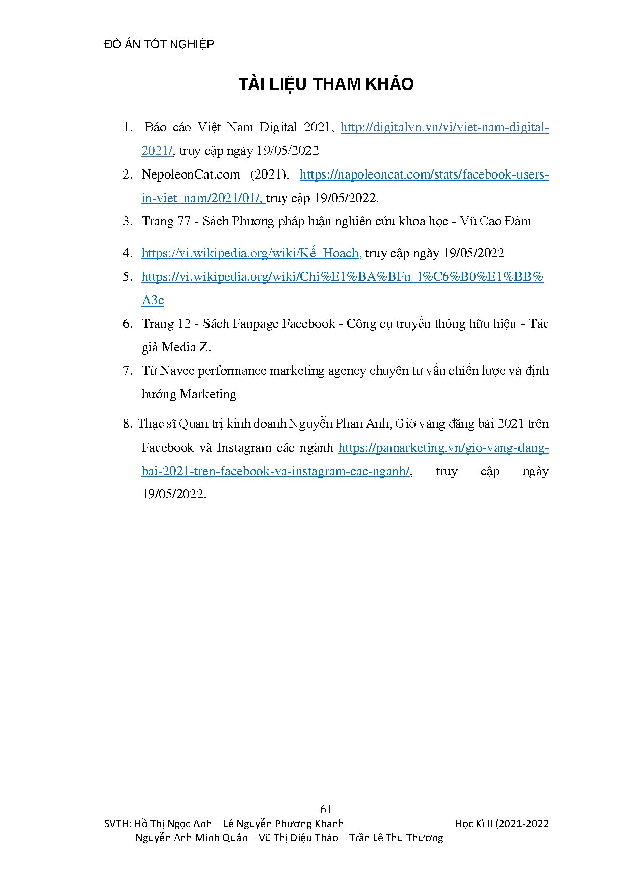 Ảnh một số trang tài liệu