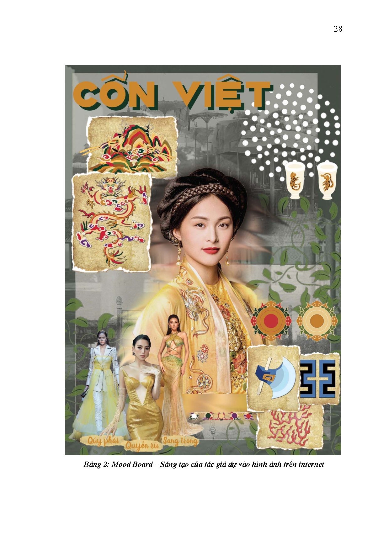 Đồ án tốt nghiệp - Thiết kế trang phục sự kiện dành cho nữ từ 22 đến 30 tuổi lấy ý TT 1 HVTCPTNVN - Trang 28