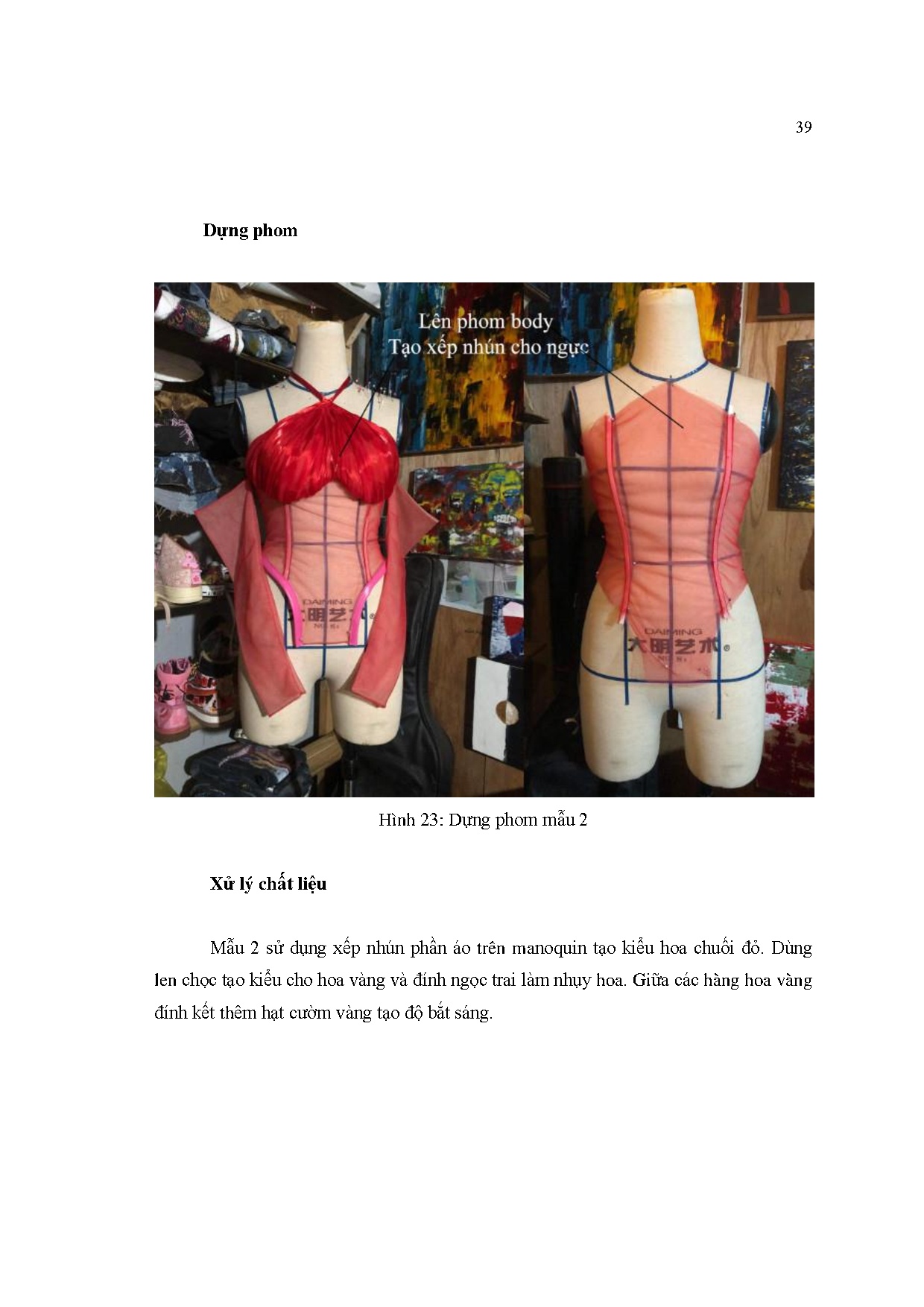 Đồ án tốt nghiệp - Thiết kế trang phục sự kiện mang phong cách sexy lấy ý tưởng từ hoa CCTDCNT 2 T - Trang 48