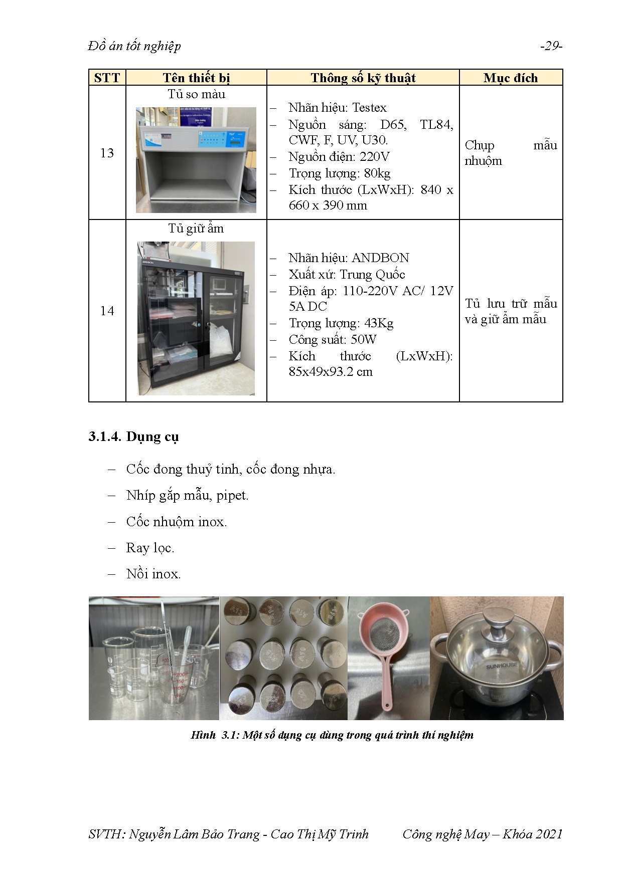 Đồ án tốt nghiệp - Đánh giá khả năng nhuộm vải cotton từ dịch chiết lá bạch đàn - Trang 46