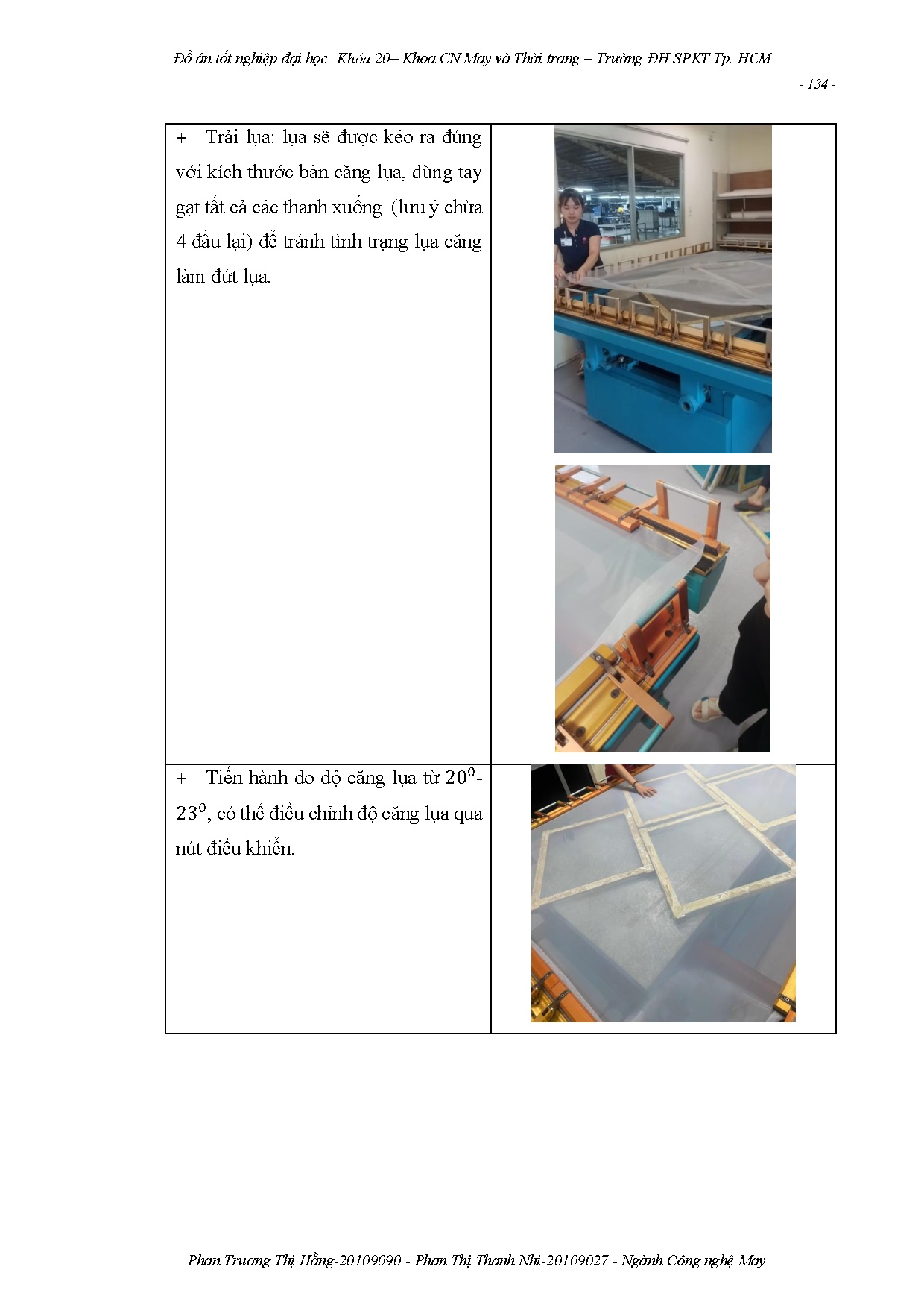 Đồ án tốt nghiệp - Ứng dụng công nghệ in lụa trên sản phẩm may mặc tại công ty TNHH dệt may Hoa Sen - Trang 157