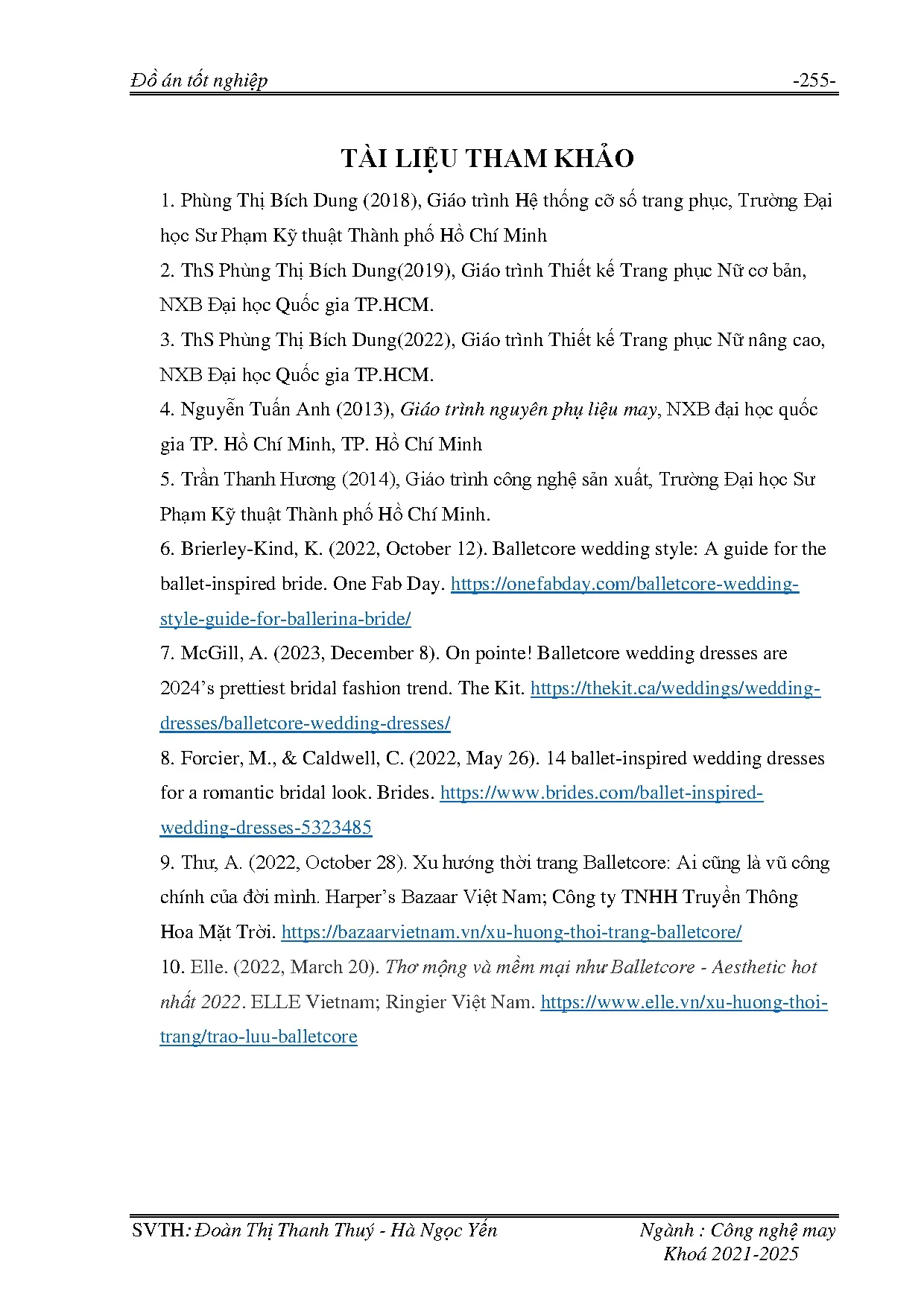 Đồ án tốt nghiệp - Thiết kế váy cưới theo phong cách Ballet core cho nữ từ độ tuổi 25-35 - Trang 274