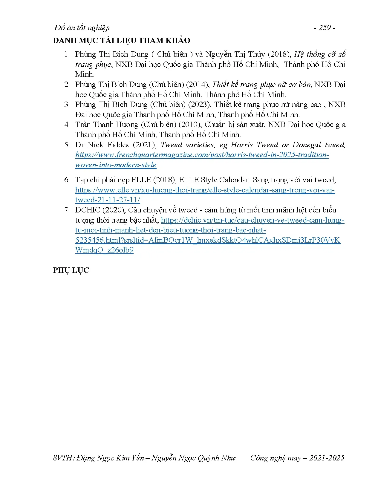 Đồ án tốt nghiệp - Thiết kế trang phục dự Event từ vải Tweed với phong cách Classic cho NTĐT 2 - 3 T - Trang 289