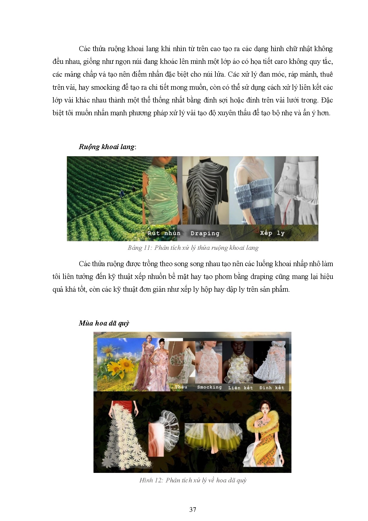 Đồ án tốt nghiệp - Thiết kế trang phục sự kiện theo phong cách Romantic dành CNT 2 Đ 2 TL ý TTNLCĐY - Trang 37