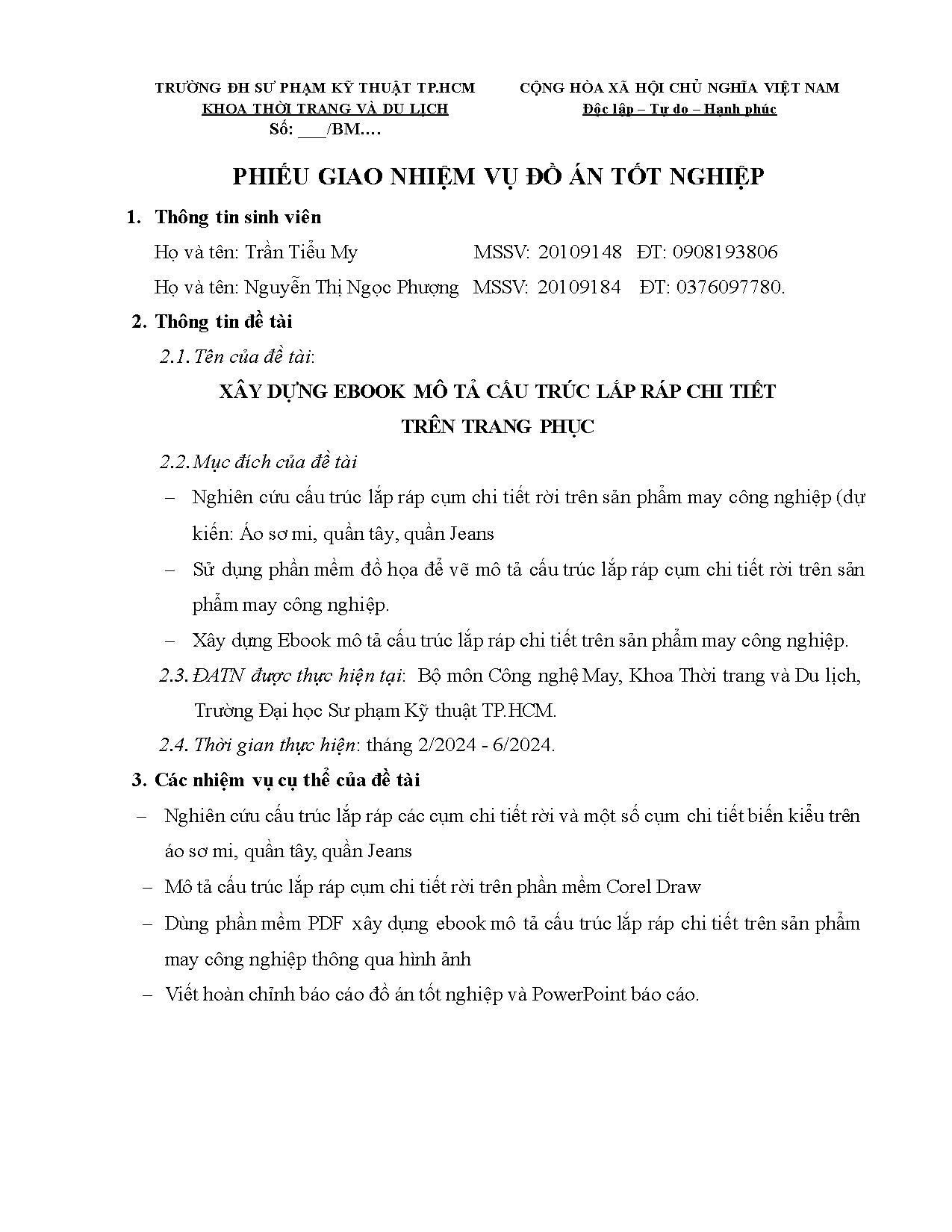 Đồ án tốt nghiệp - Xây dựng ebook mô tả cấu trúc lắp ráp chi tiết trên trang phục