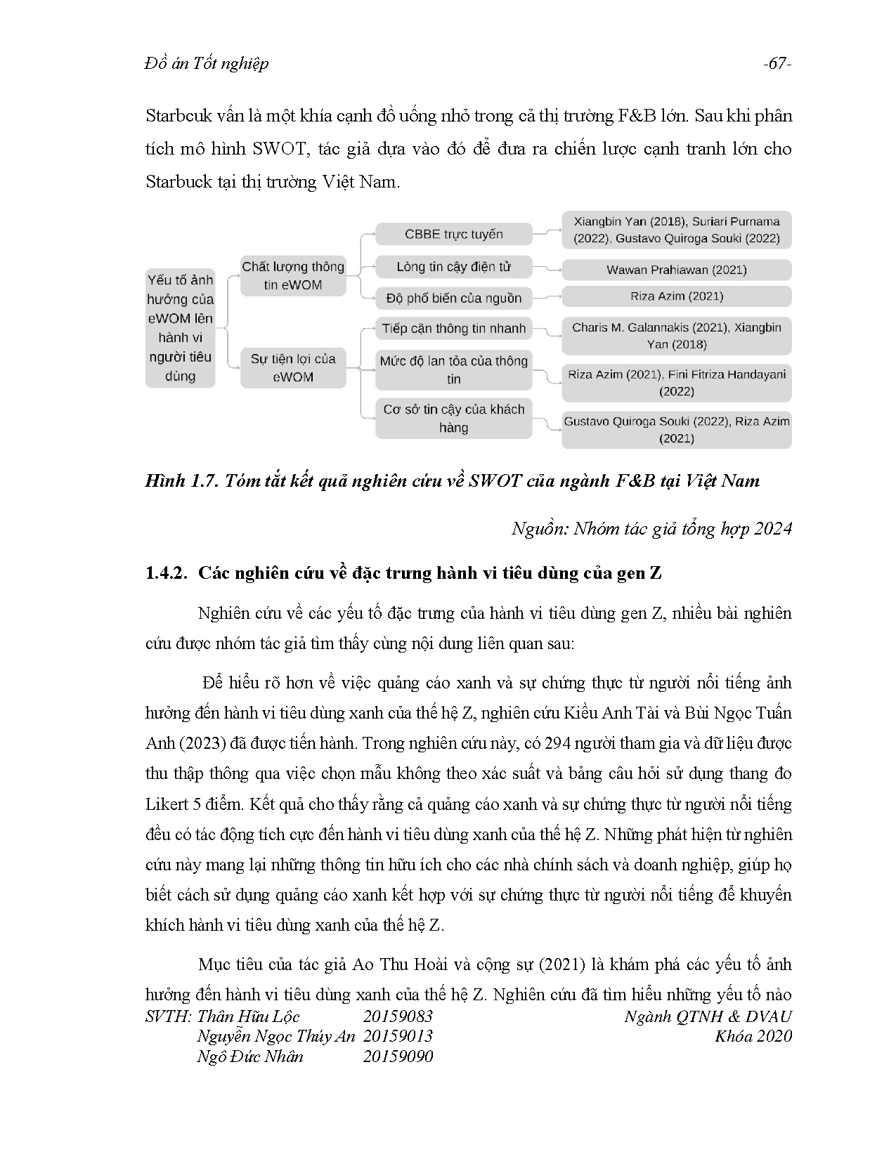 Đồ án tốt nghiệp - Nghiên cứu ảnh hưởng của truyền miệng điện tử (EWOM) LHVTDCGZTNẨTVĐU ( AB ở TPHCM - Trang 77