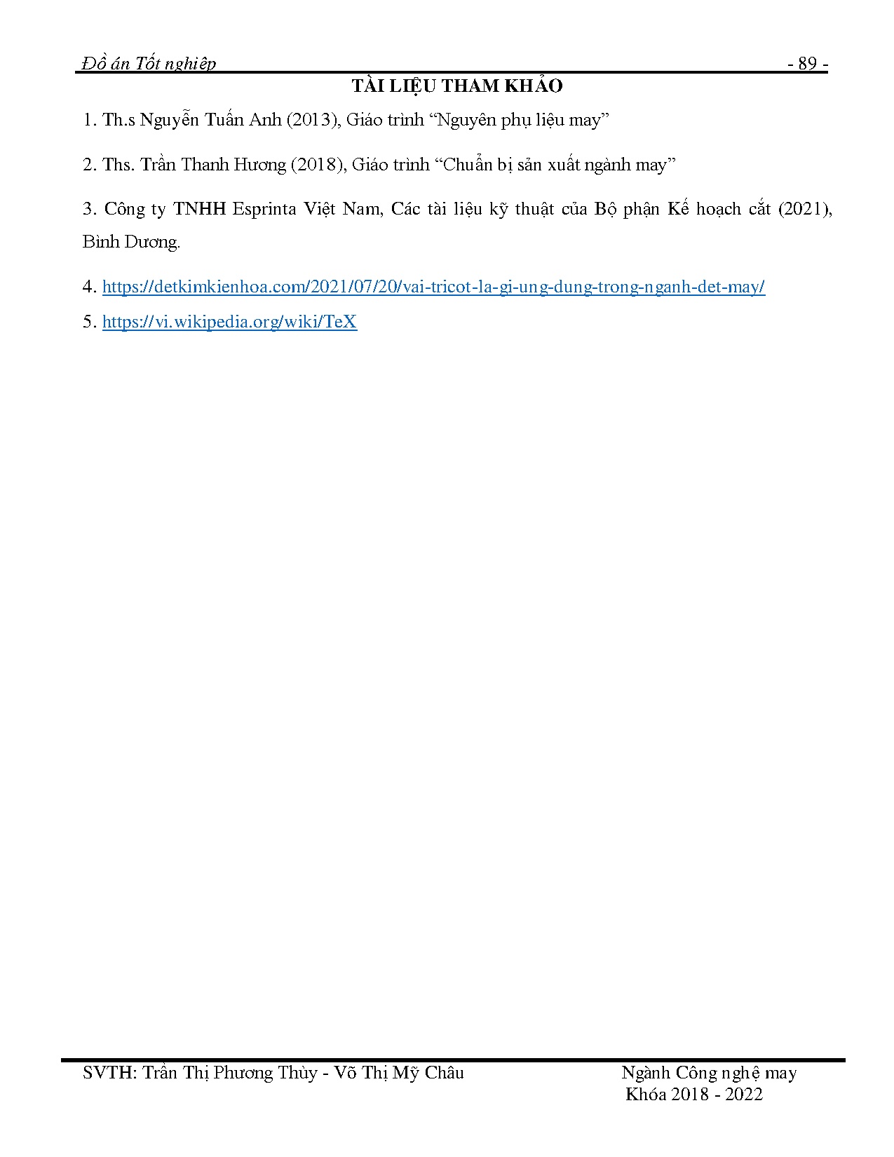 Ảnh một số trang tài liệu