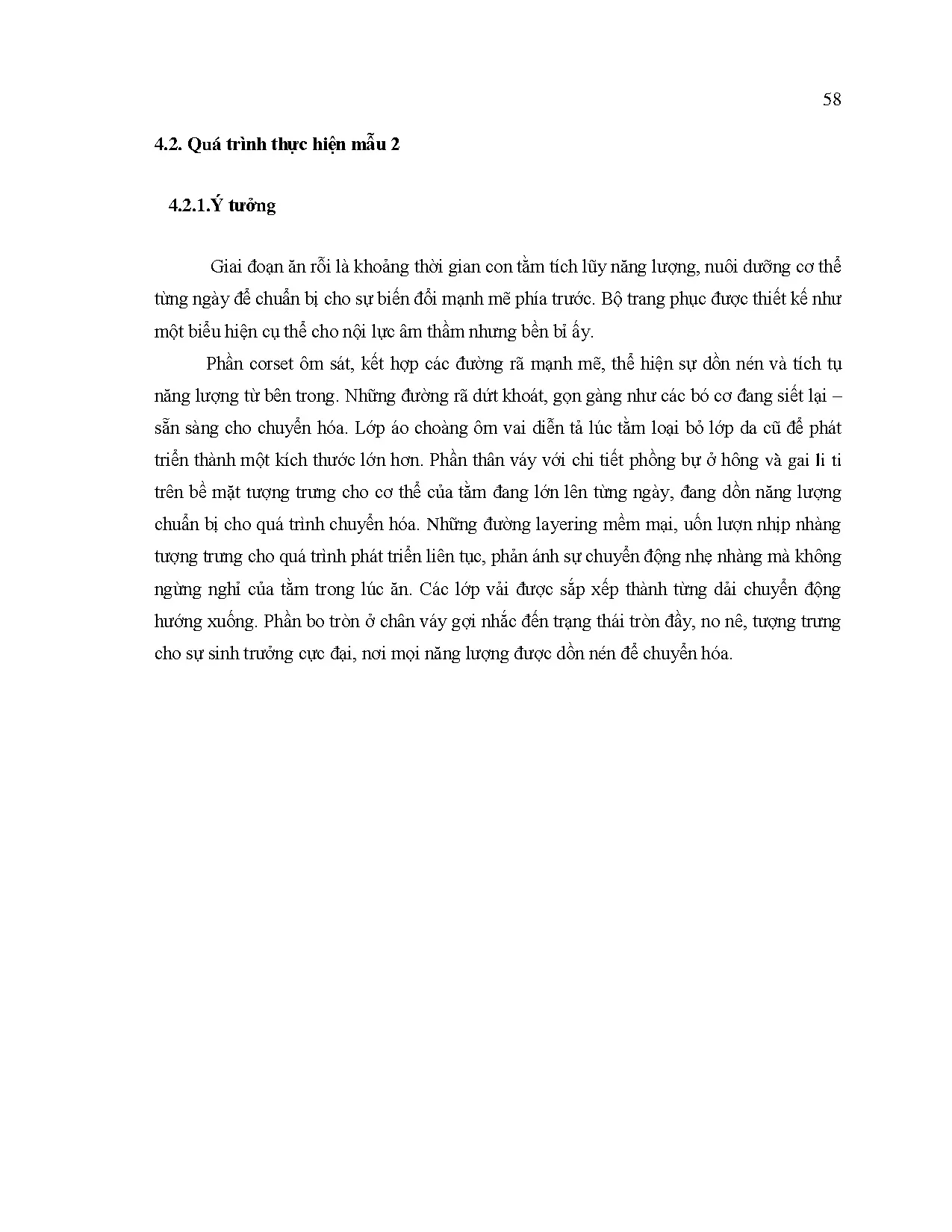 Đồ án tốt nghiệp - Thiết kế trang phục dạ hội cho nữ từ 23-30 tuổi lấy cảm hứng từ vòng ĐCTMPCFKHG - Trang 69
