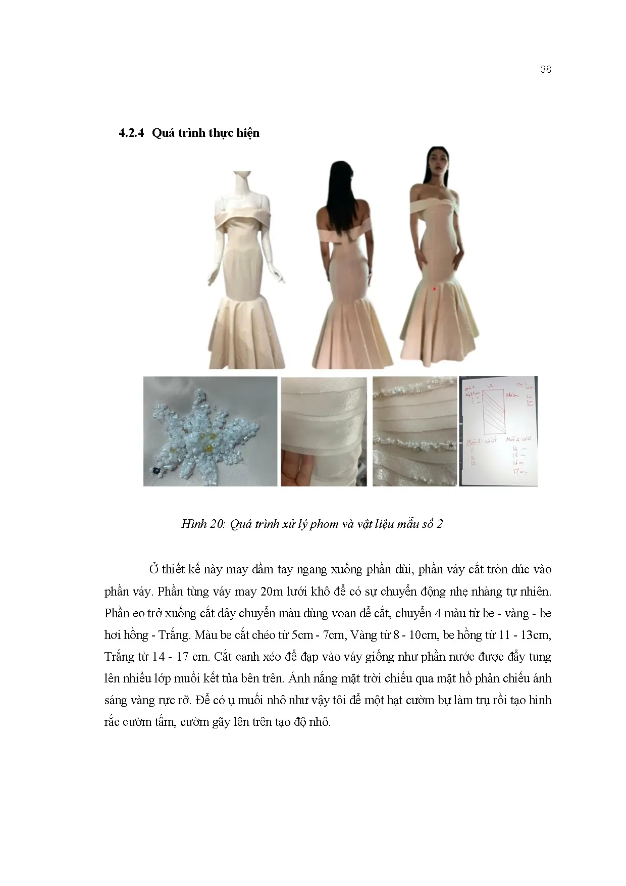 Đồ án tốt nghiệp - Thiết kế trang phục dạ hội dành cho nữ từ 25-30 tuổi lấy cảm hứng từ cánh ĐMMPCR - Trang 48