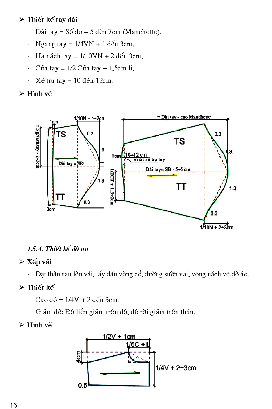Giáo trình thiết kế quần áo bảo hộ lao động (HCMUTE) - Trang 16