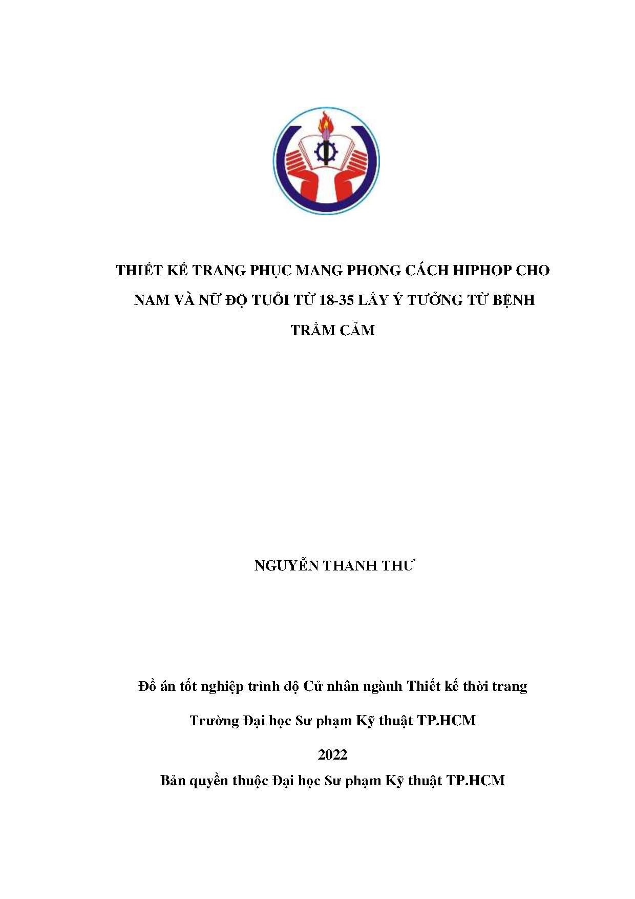 Đồ án tốt nghiệp - Thiết kế trang phục mang phong cách Hiphop cho nam và nữ độ TT 1 - 3 L ý TTBTC