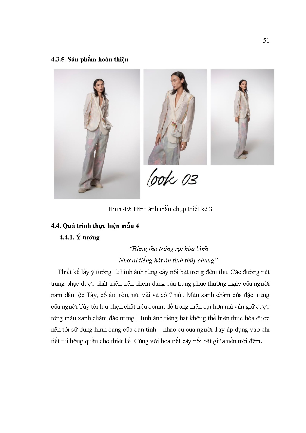 Đồ án tốt nghiệp - Thiết kế trang phục ứng dụng sự kiện cho N - NT 2 - 3 TMPCMCLCHTBTTBTBT  BCNTTH - Trang 61