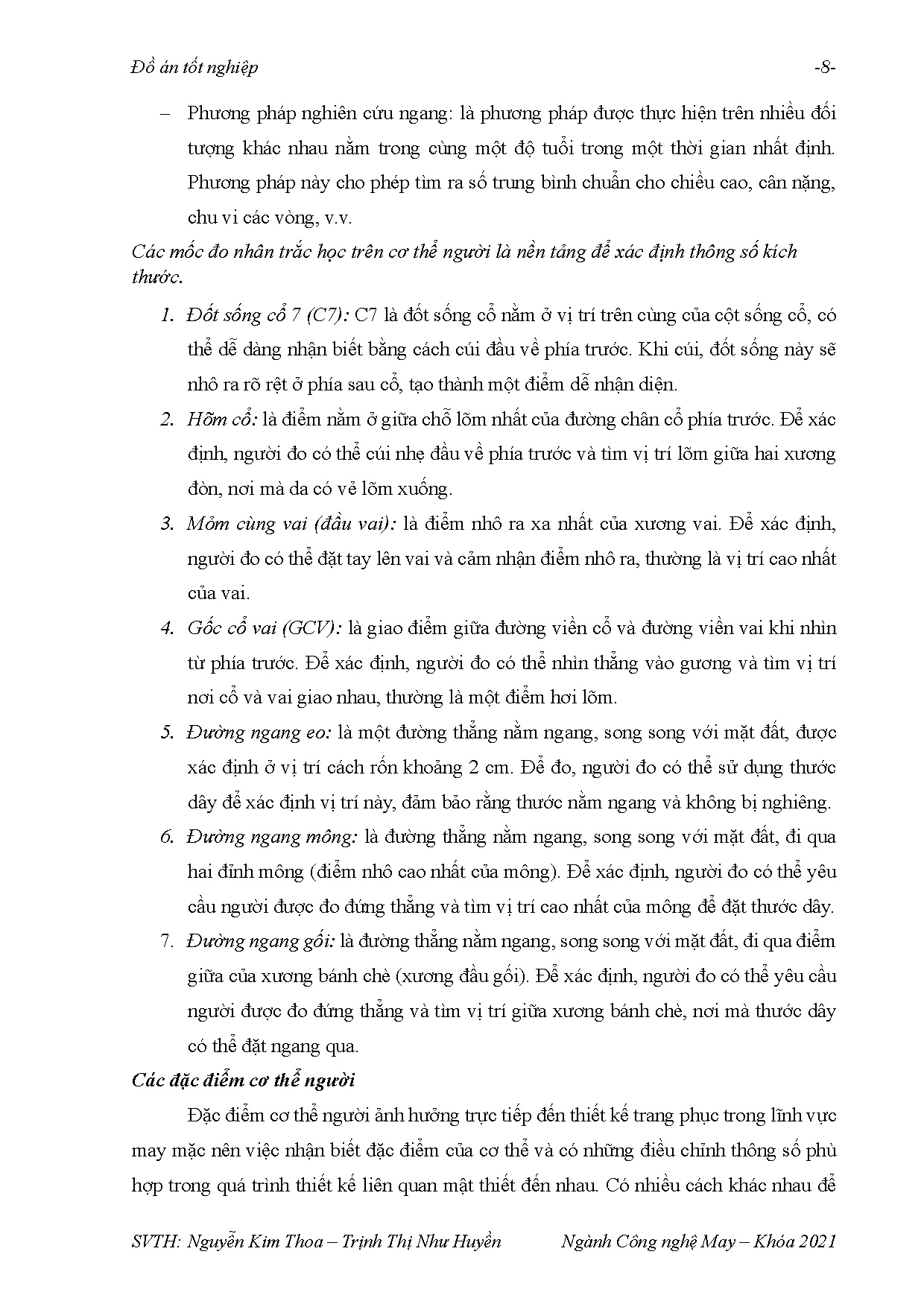 Đồ án tốt nghiệp - Nghiên cứu công cụ EinScan H2 quét 3D cơ thể người - ứng dụng xác định TSKTVTKSP - Trang 23