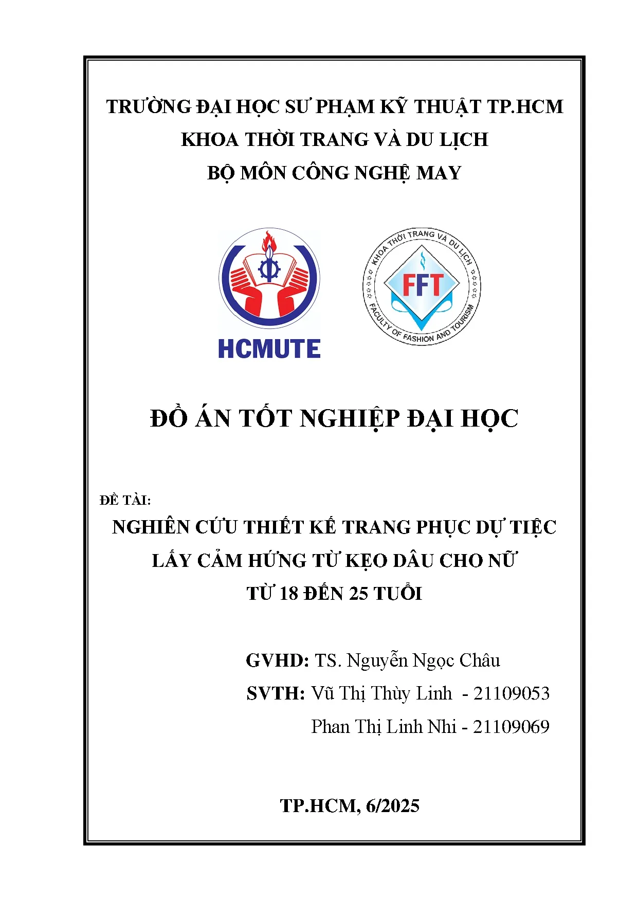 Đồ án tốt nghiệp - Nghiên cứu thiết kế trang phục dự tiệc lấy cảm hứng từ kẹo dâu cho nữ từ 18 Đ 2 T - Trang 2