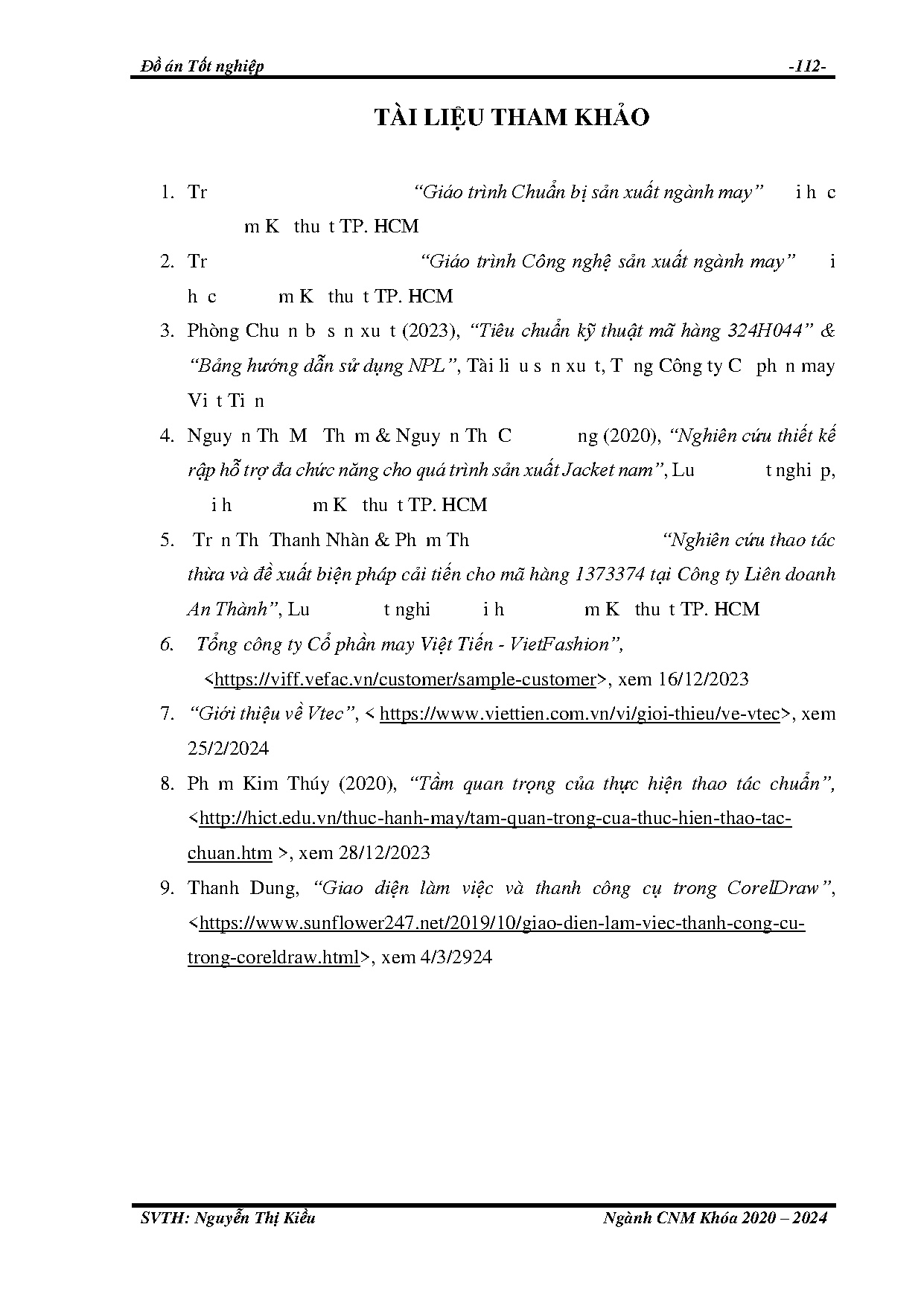 Ảnh một số trang tài liệu