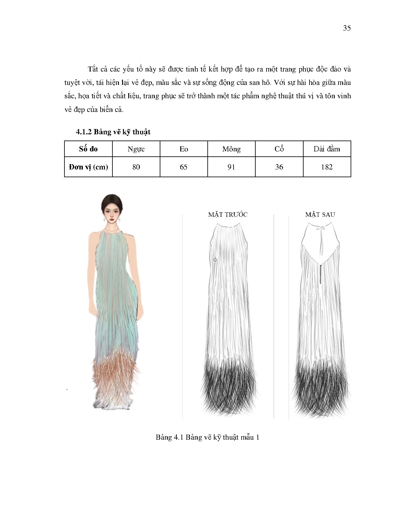 Đồ án tốt nghiệp - Thiết kế trang phục sự kiện dành cho nữ từ 22 đến 28 tuổi lấy cảm hứng từ san HCJ - Trang 48