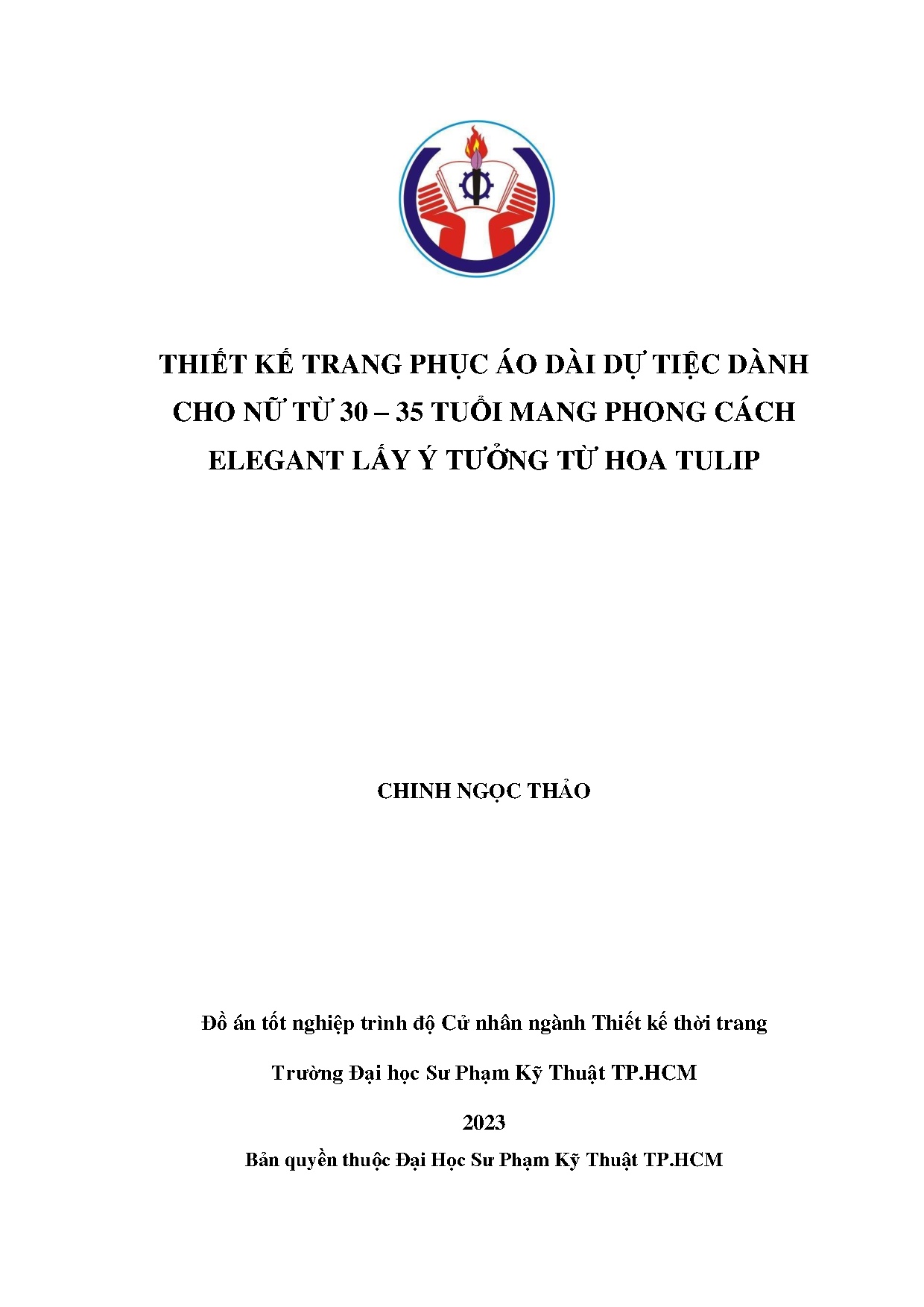 Đồ án tốt nghiệp - Thiết kế trang phục áo dài dự tiệc dành cho nữ từ 30 - 35 tuổi mang PCEL ý TTHT