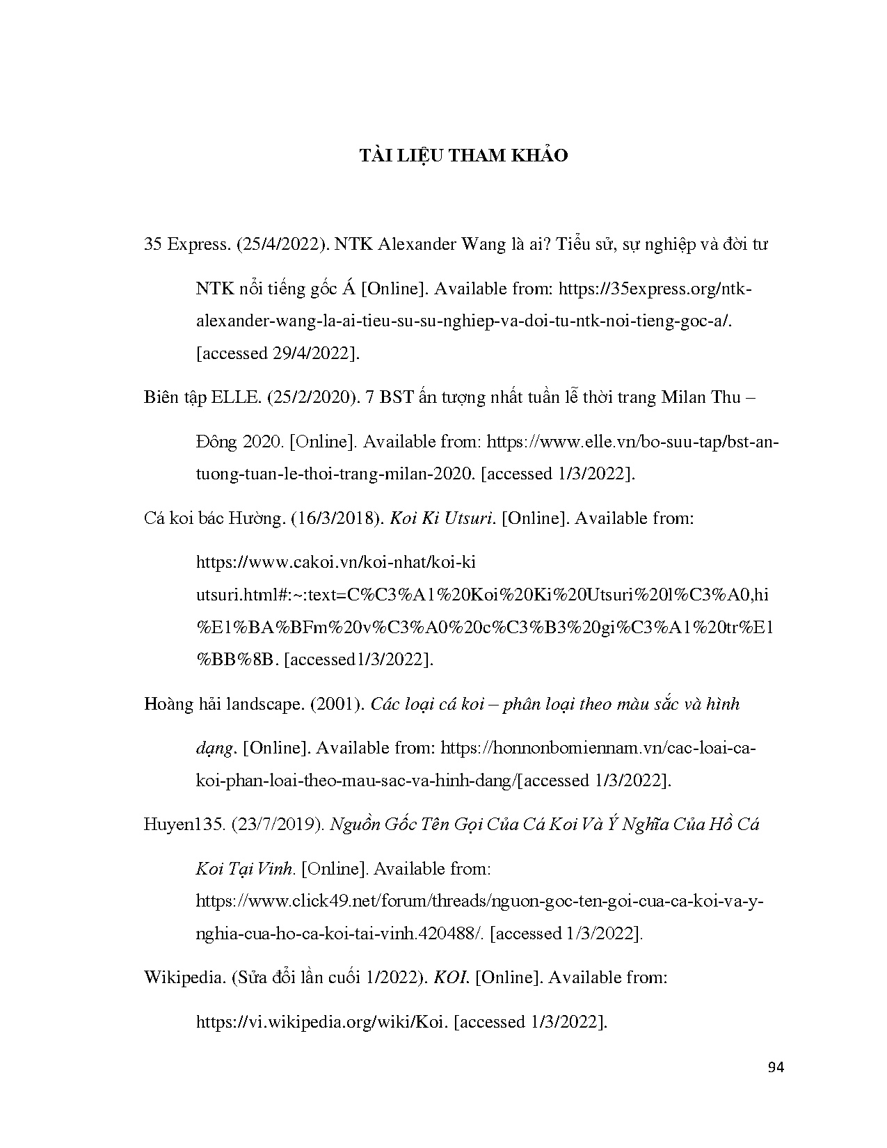 Đồ án tốt nghiệp - Thiết kế trang phục dạo phố dành cho nữ giới có độ tuổi 25-30t lấy cảm hứng THẢCK - Trang 108