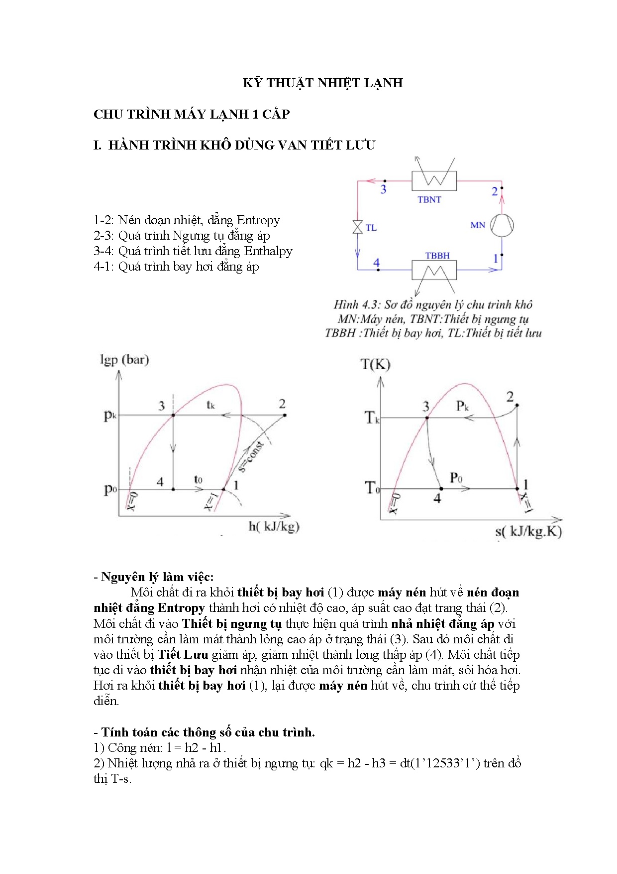 KỸ THUẬT NHIỆT LẠNH