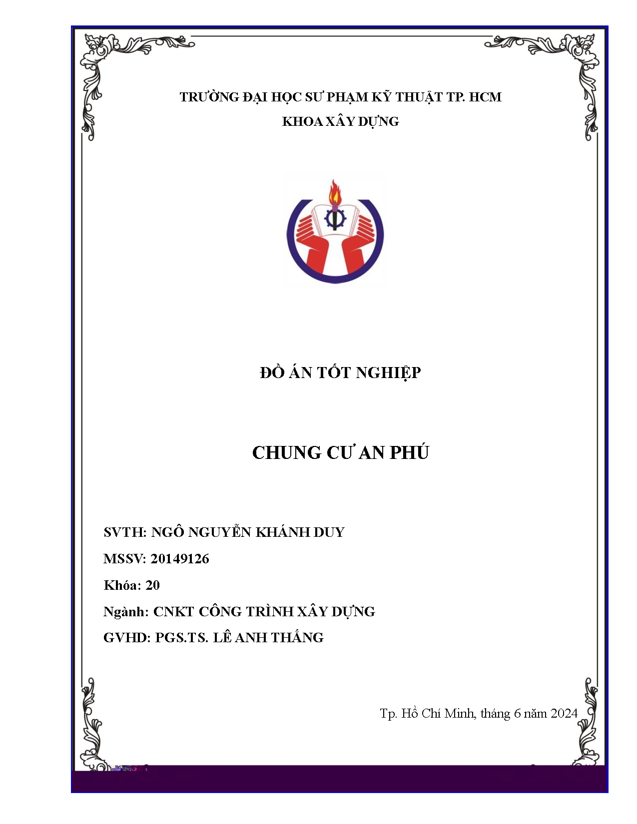 Đồ án tốt nghiệp - Chung cư An Phú