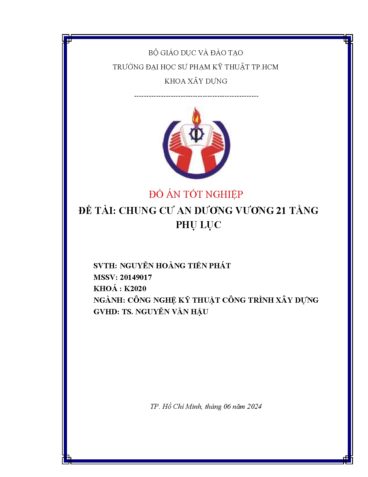 Đồ án tốt nghiệp - Chung cư An Dương Vương 21 tầng