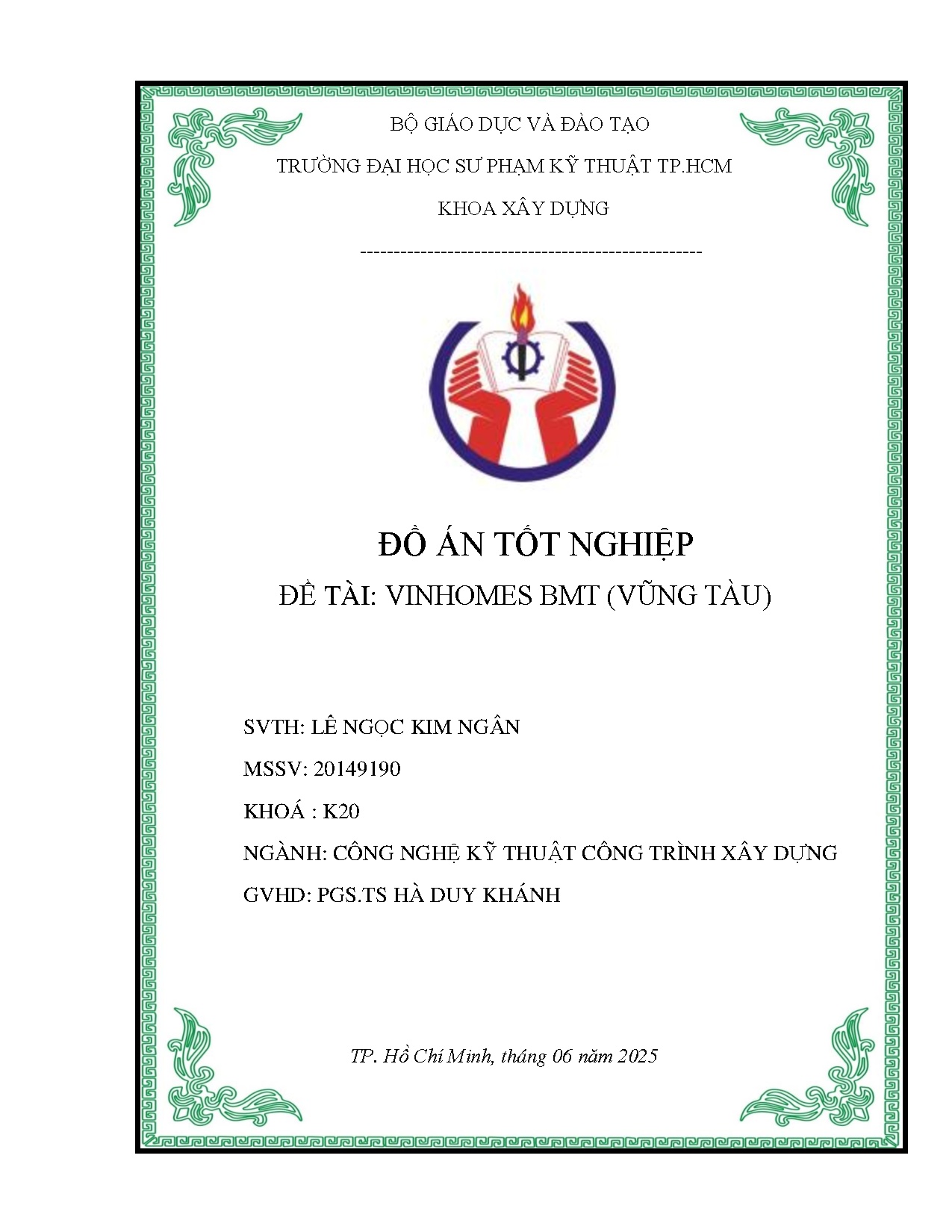 Đồ án tốt nghiệp - Vinhomes BMT (Vũng Tàu)