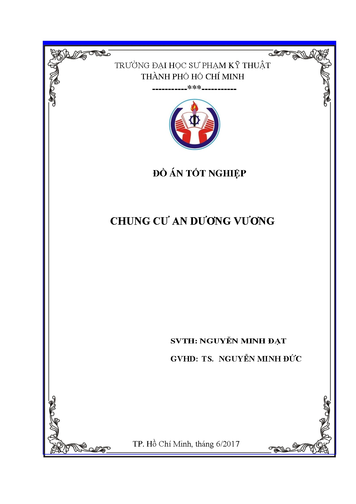 Đồ án tốt nghiệp - Chung cư An Dương Vương