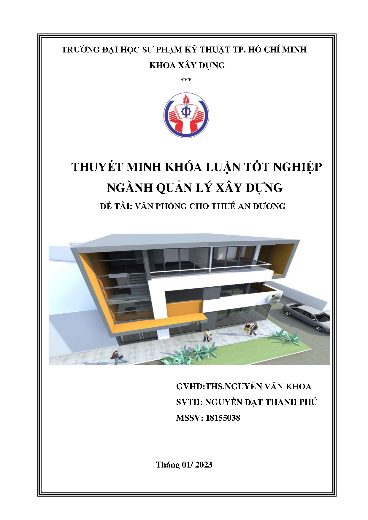 Đồ án tốt nghiệp - Văn phòng cho thuê An Dương