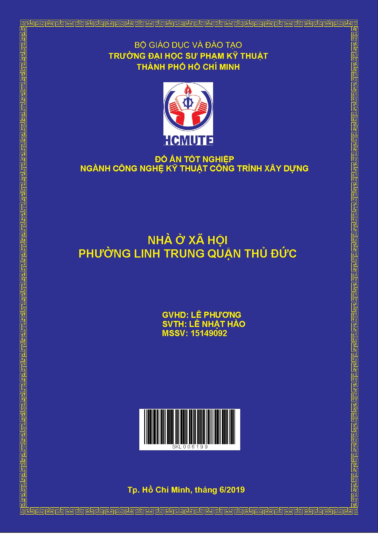 Đồ án tốt nghiệp - Nhà ở xã hội phường Linh Trung quận Thủ Đức