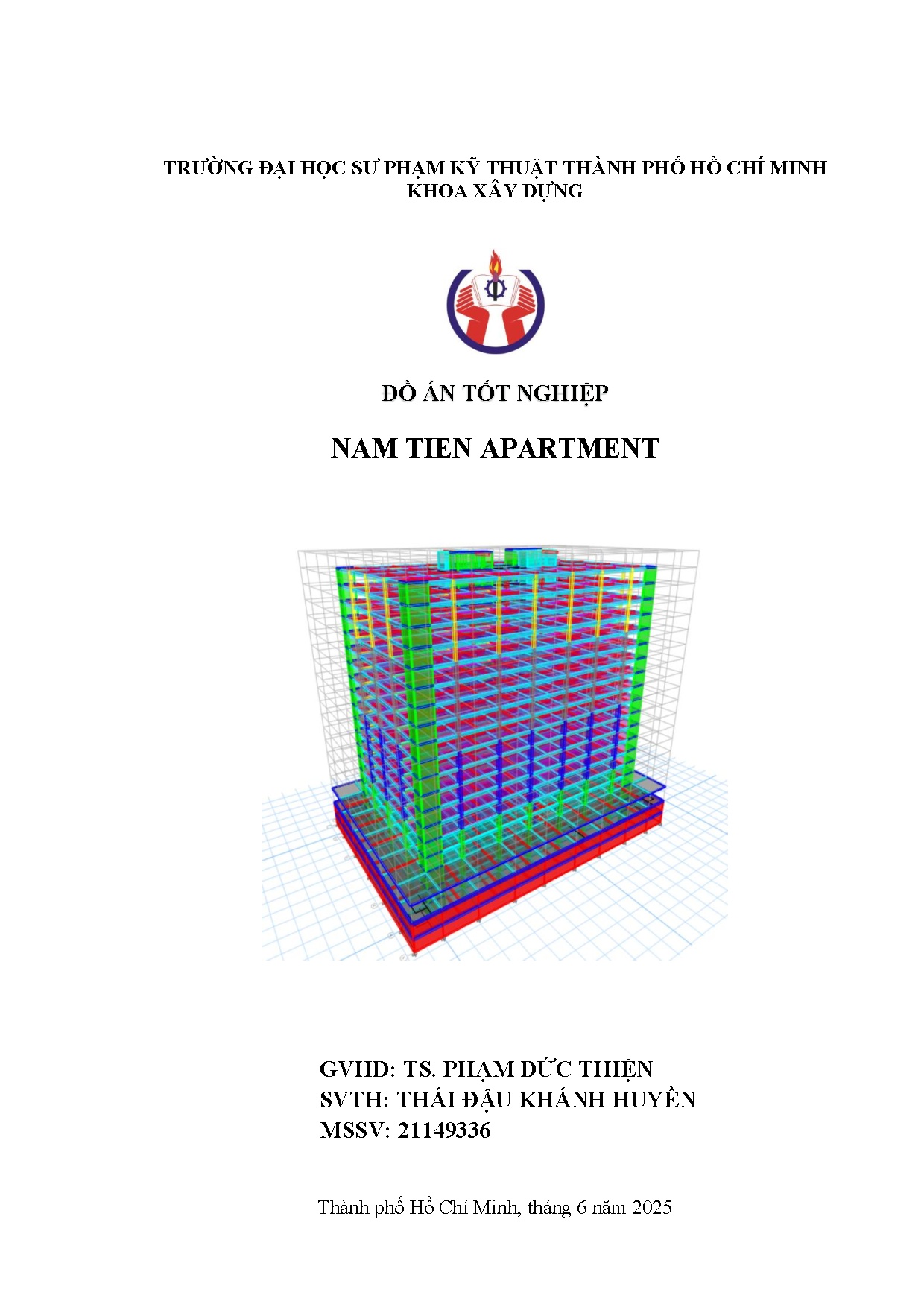 Đồ án tốt nghiệp - Chung cư Nam Tiên quận 7
