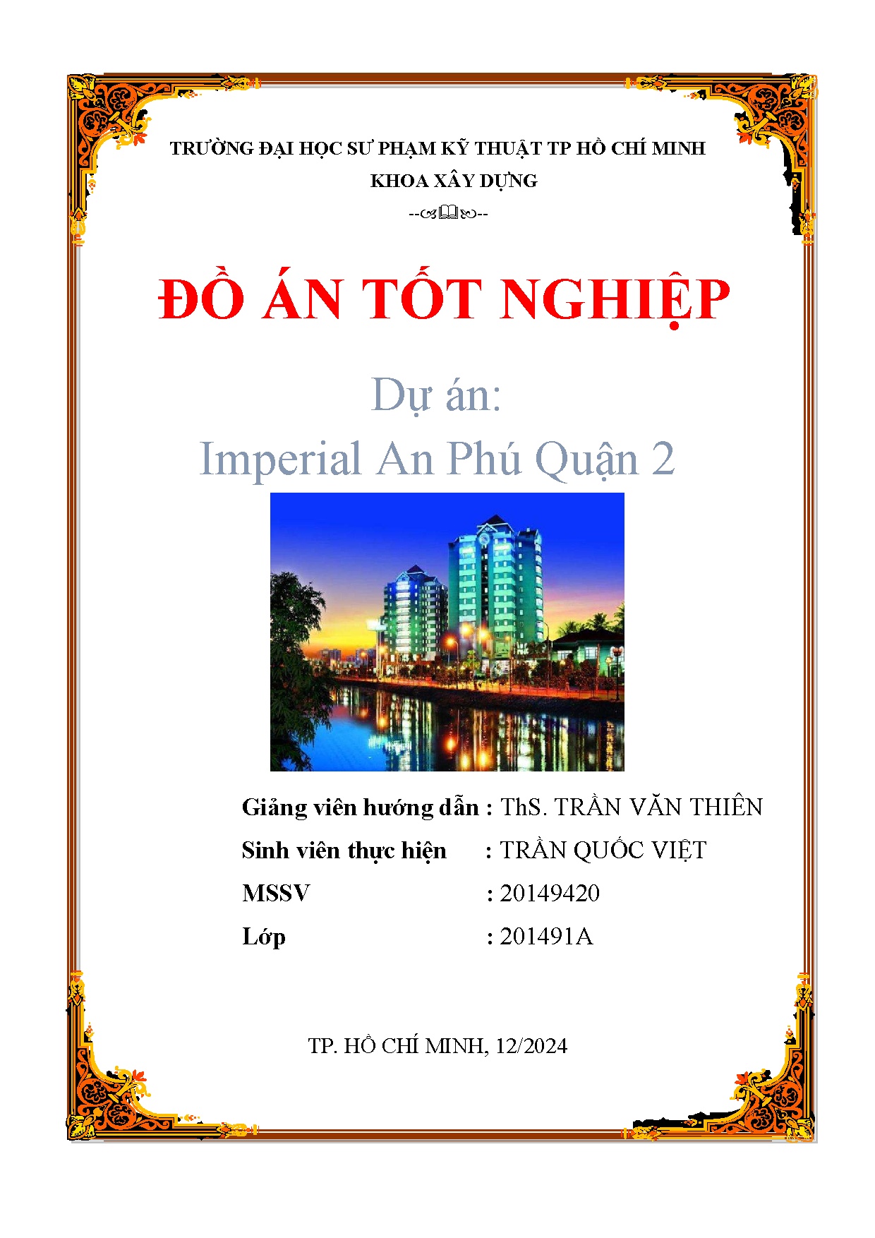 Đồ án tốt nghiệp - Imperial An Phú Quận 2