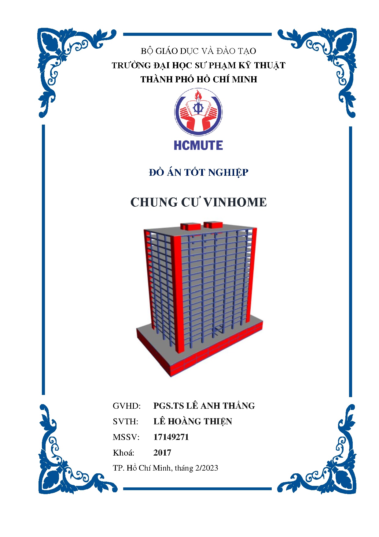 Đồ án tốt nghiệp - Chung cư Vinhome