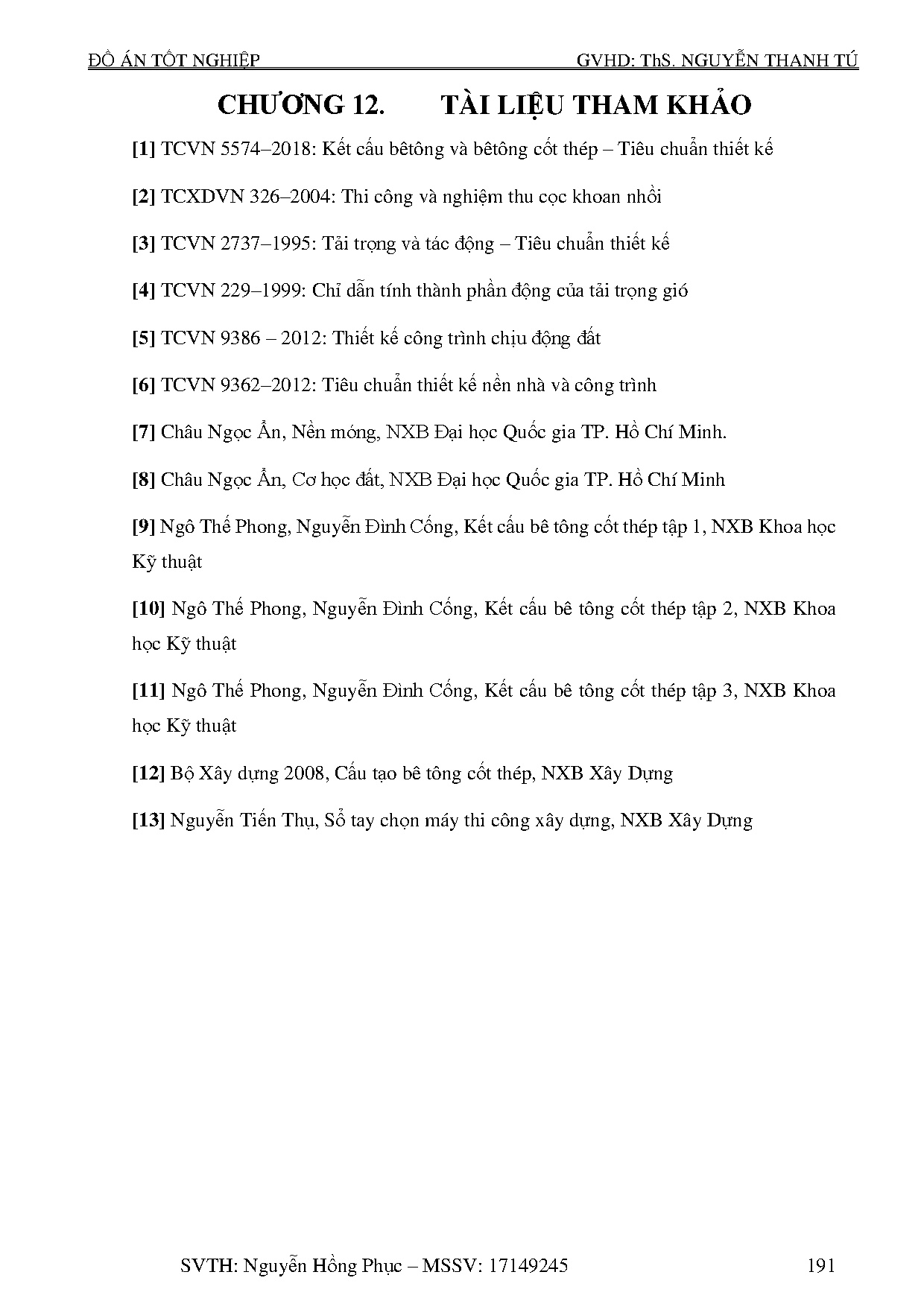 Đồ án tốt nghiệp - Chung cư cao tầng An Phú: Đồ án tốt nghiệp ngành Công nghệ kỹ thuật công trình XD - Trang 189