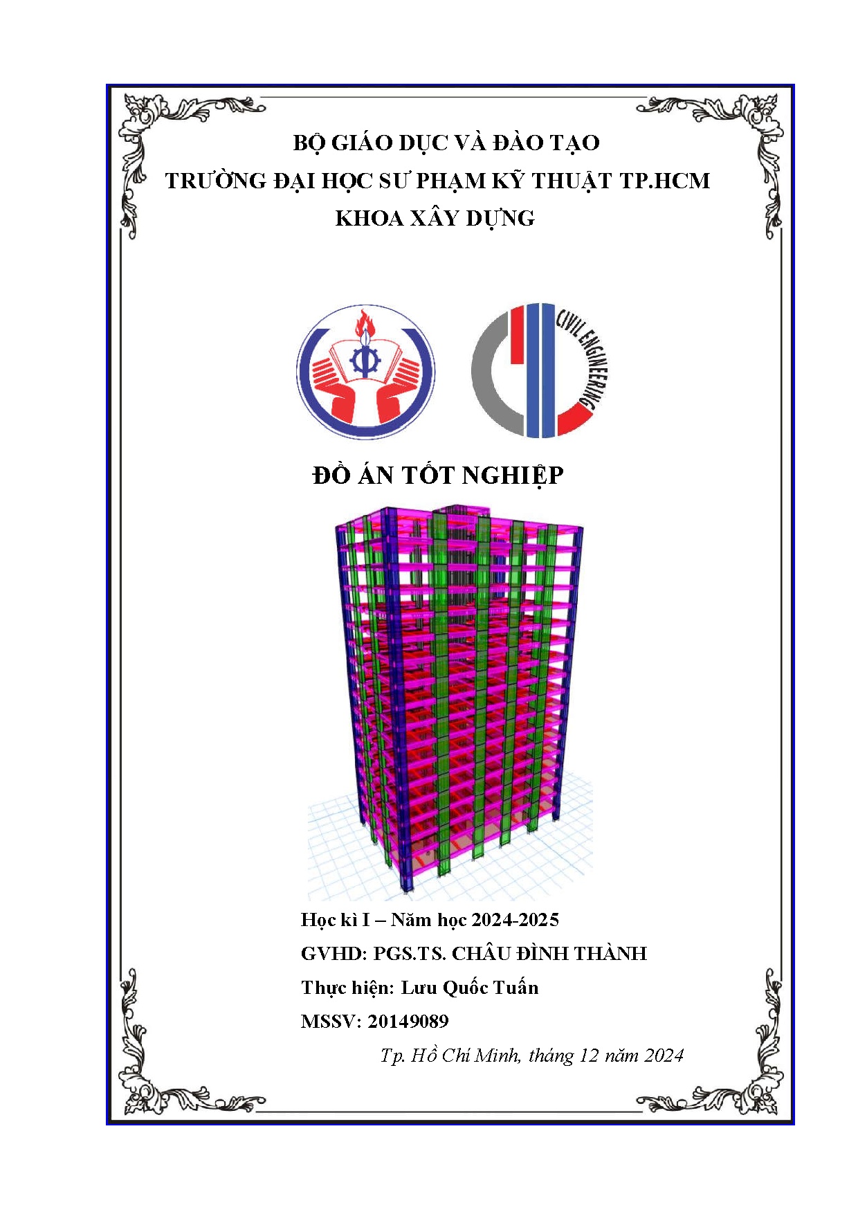 Đồ án tốt nghiệp - Chung cư Phạm Viết Chánh